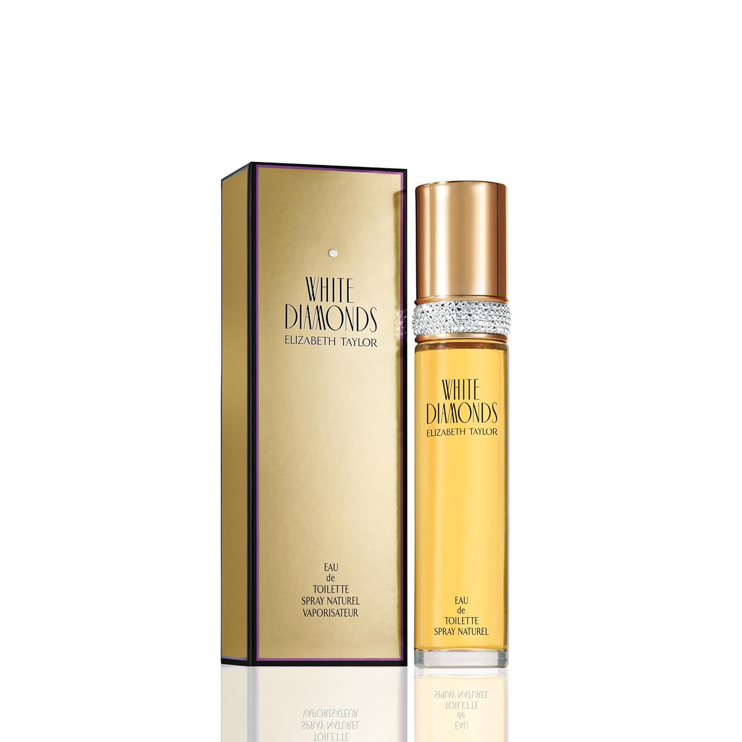 Elizabeth Taylor White Diamonds Women's Perfume, Long-Lasting Floral Fragrance for Her, Eau de Toilette EDT Spray, 3.3 fl oz
