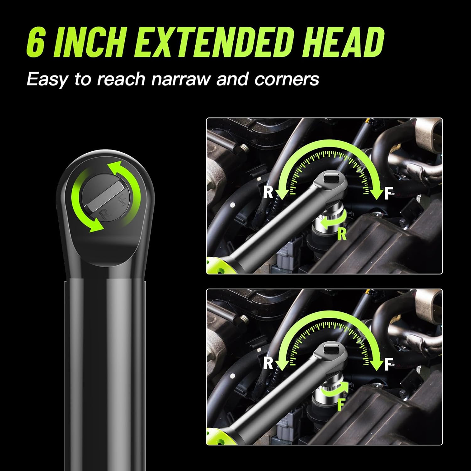 Cordless Ratchet Wrench RH60B+Impact Wrench RT550B