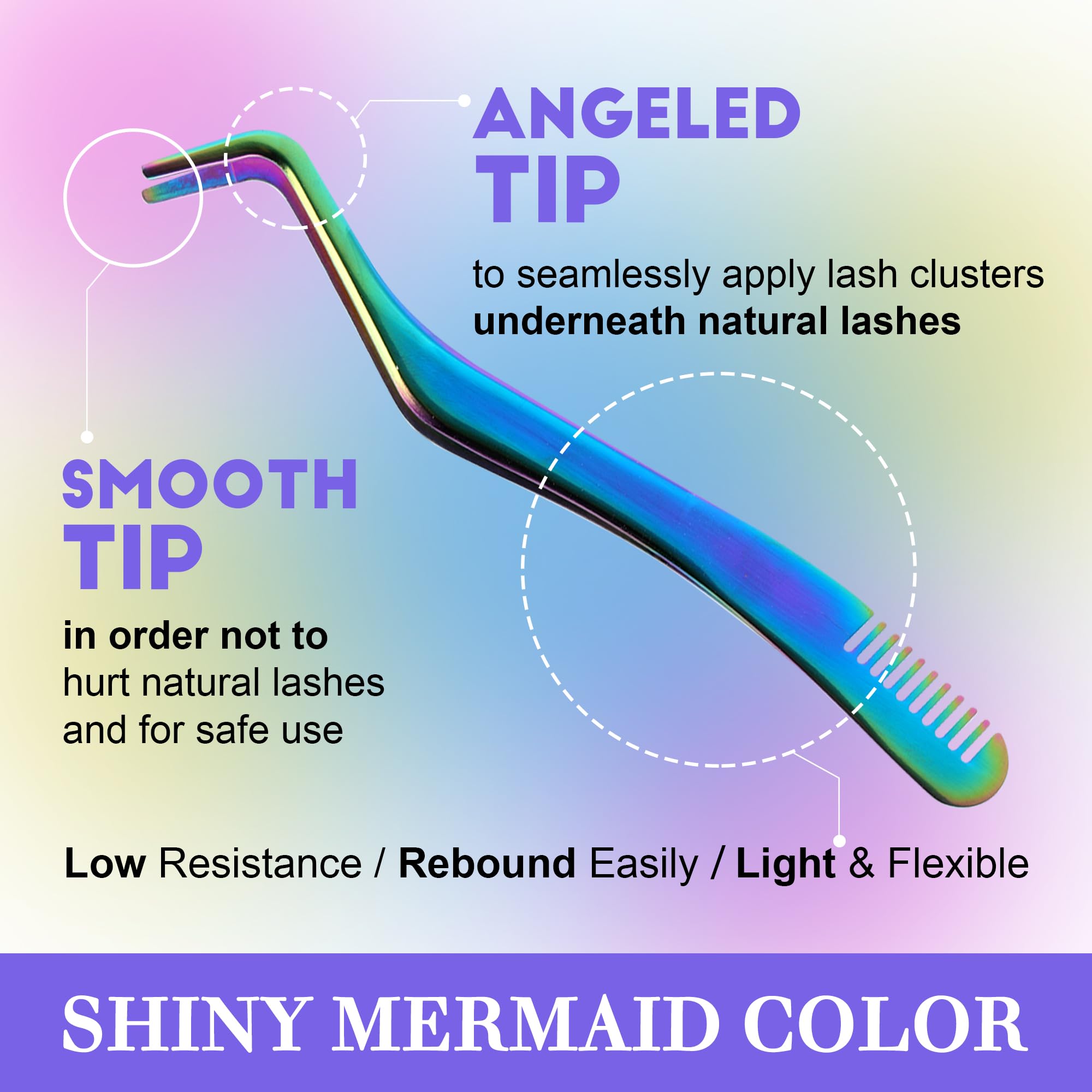 Pawotence Lash Extension Kit DIY 280pcs Lash Clusters Eyelash Extension Kit, 9-16mm 30D 40D Individual Lashes Kit with Lash Bond and Seal, Lash Tweezers for Self Use (30D&40D, 0.07D, 9-16mm, Kit)