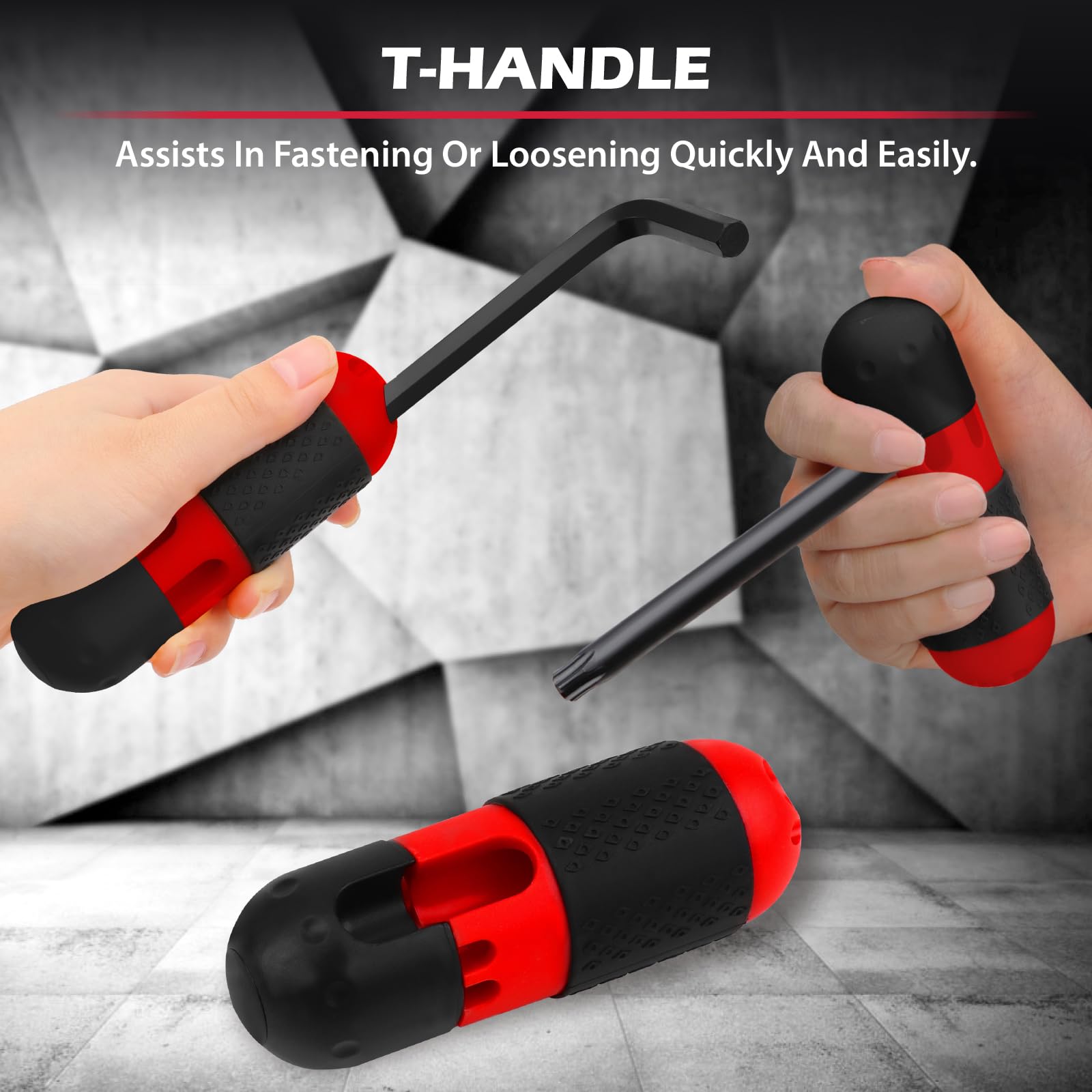 SEDY 32-Piece Hex Key Wrench Set, Metric and SAE Allen Wrenches (0.028-3/8 inch, 0.7-10 mm) L Shape Allen Keys, Chrome Vanadium Steelwith 2x Extension Handle