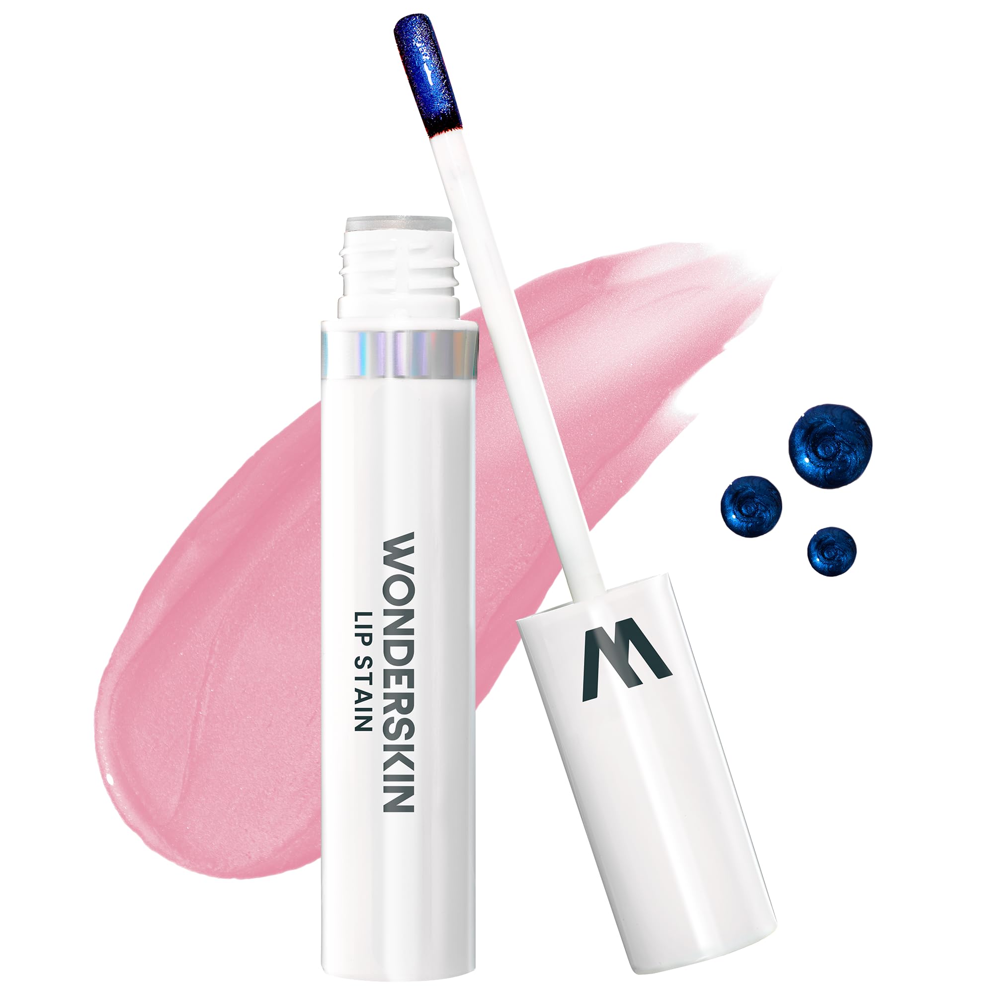 Wonderskin Wonder Blading All Day Lip Stain Peel Off Masque - Long Lasting, Waterproof and Transfer Proof Nude Lip Tint, Matte Finish Peel Off Lip Stain (Whimsical Masque)