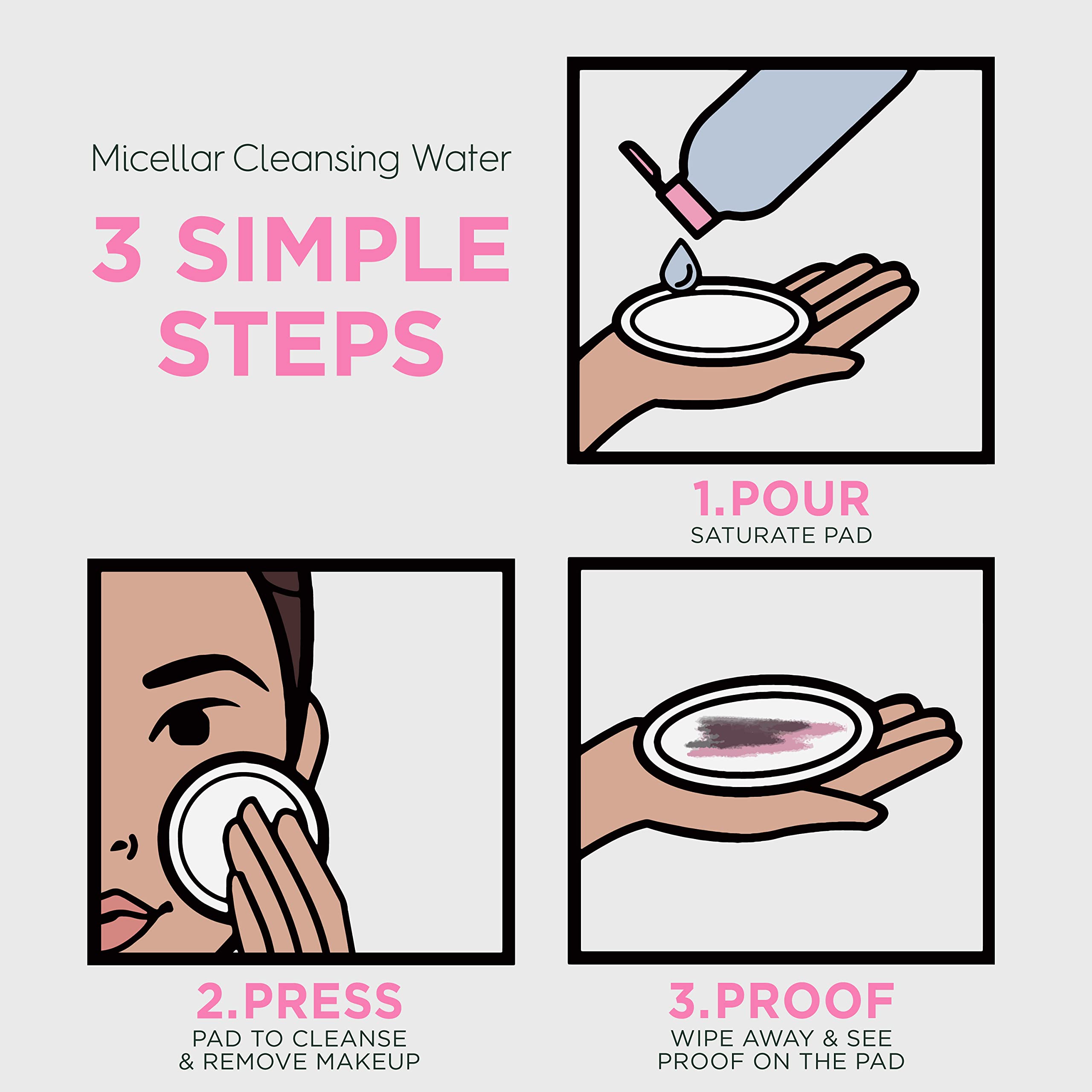 Garnier Micellar Water, Hydrating Facial Cleanser & Makeup Remover, Suitable for Sensitive Skin, Vegan, Cruelty Free, 13.5 Fl Oz (400mL), 1 Count