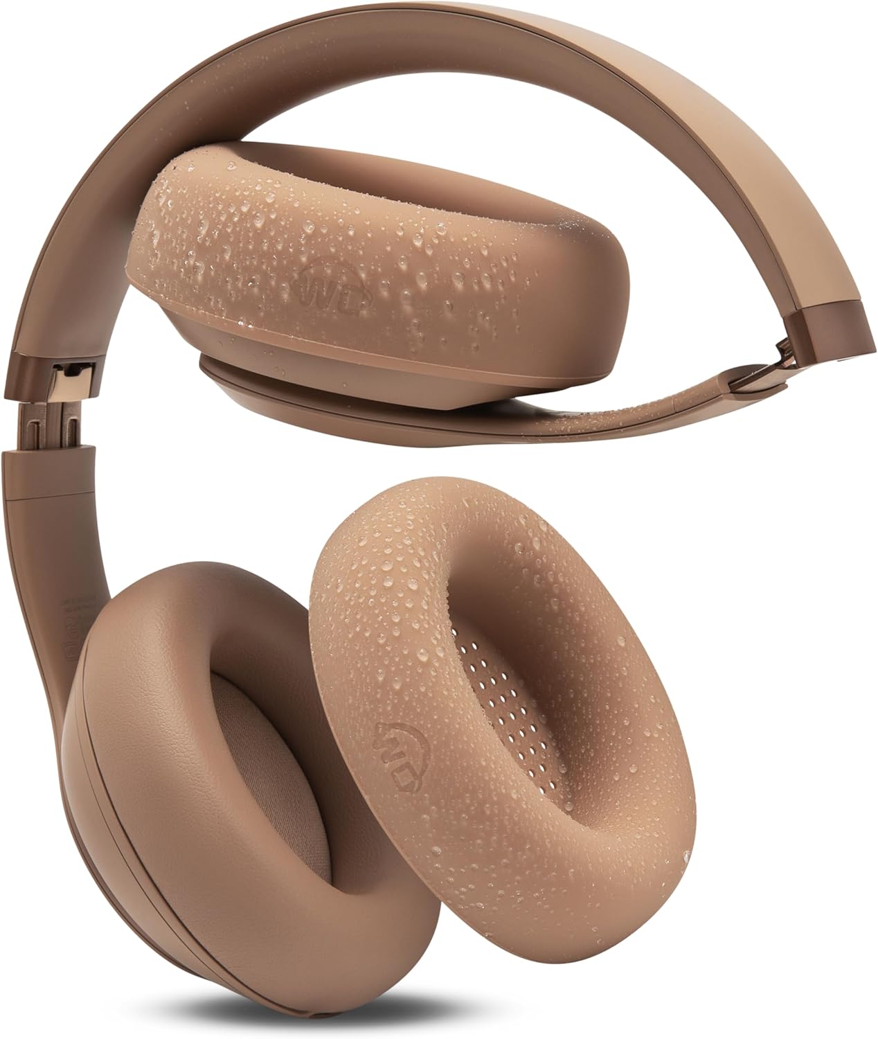 WC SweatZ Studio Pro - Patented Protective Silicone Earpad Covers for Beats Studio Pro Made by Wicked Cushions | Sweatproof & Easily Washable | Black