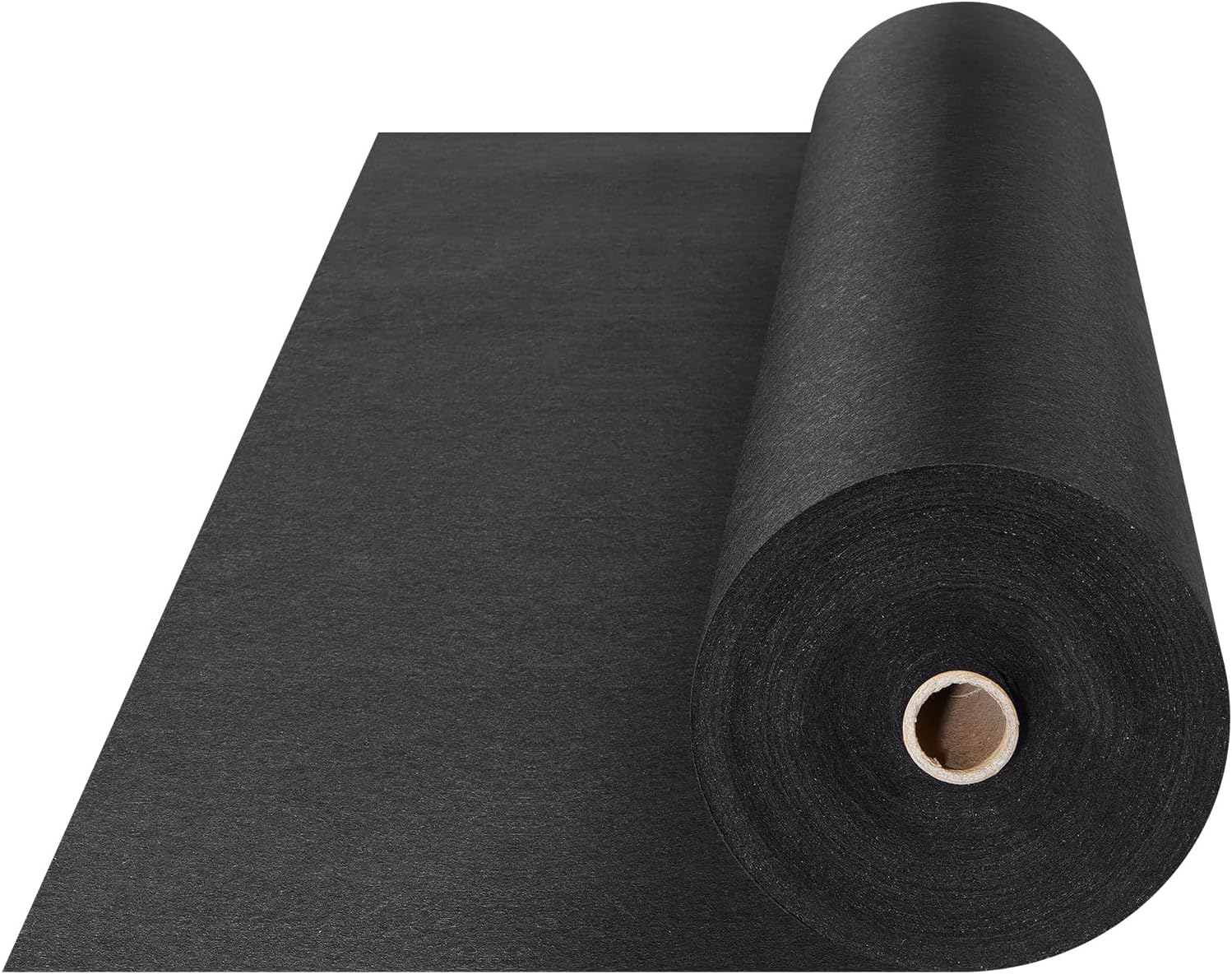 VEVOR Driveway Fabric, Heavy Duty 6x300ft 3oz Woven Landscape Fabric, Garden Weed Barrier Fabric, Weed Control Fabric, Geotextile Fabric for Landscaping, Ground Cover, Weed Block Gardening Mat, Black