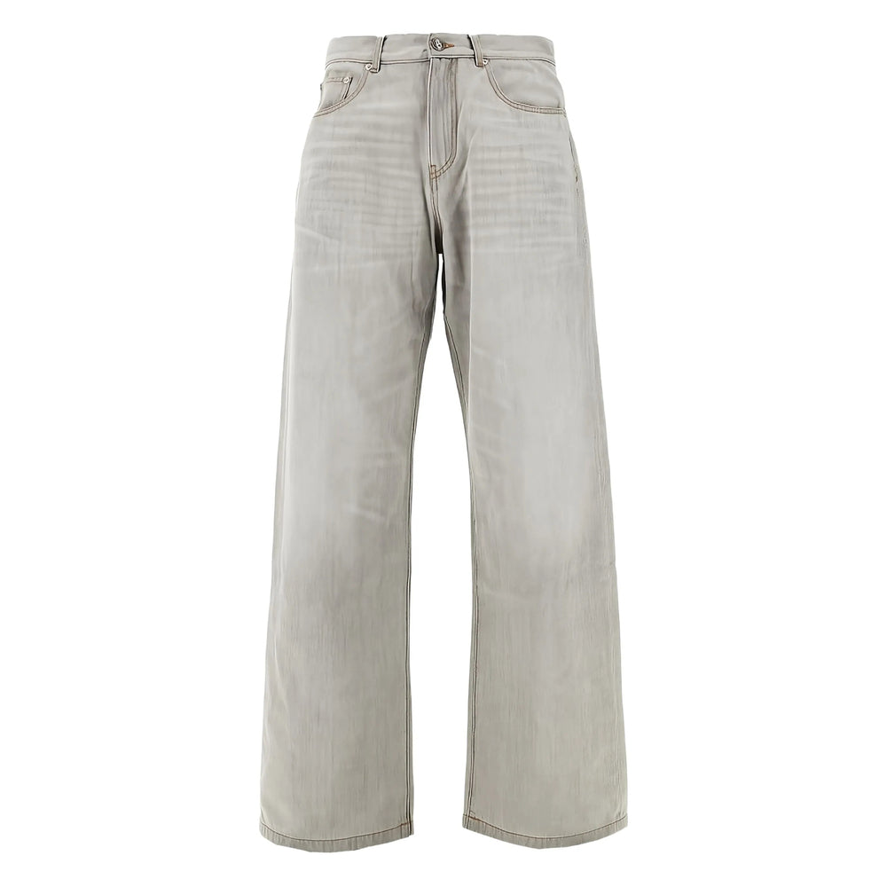Palm Angels Grey Denim - Regular & Straight-Leg Jeans Men