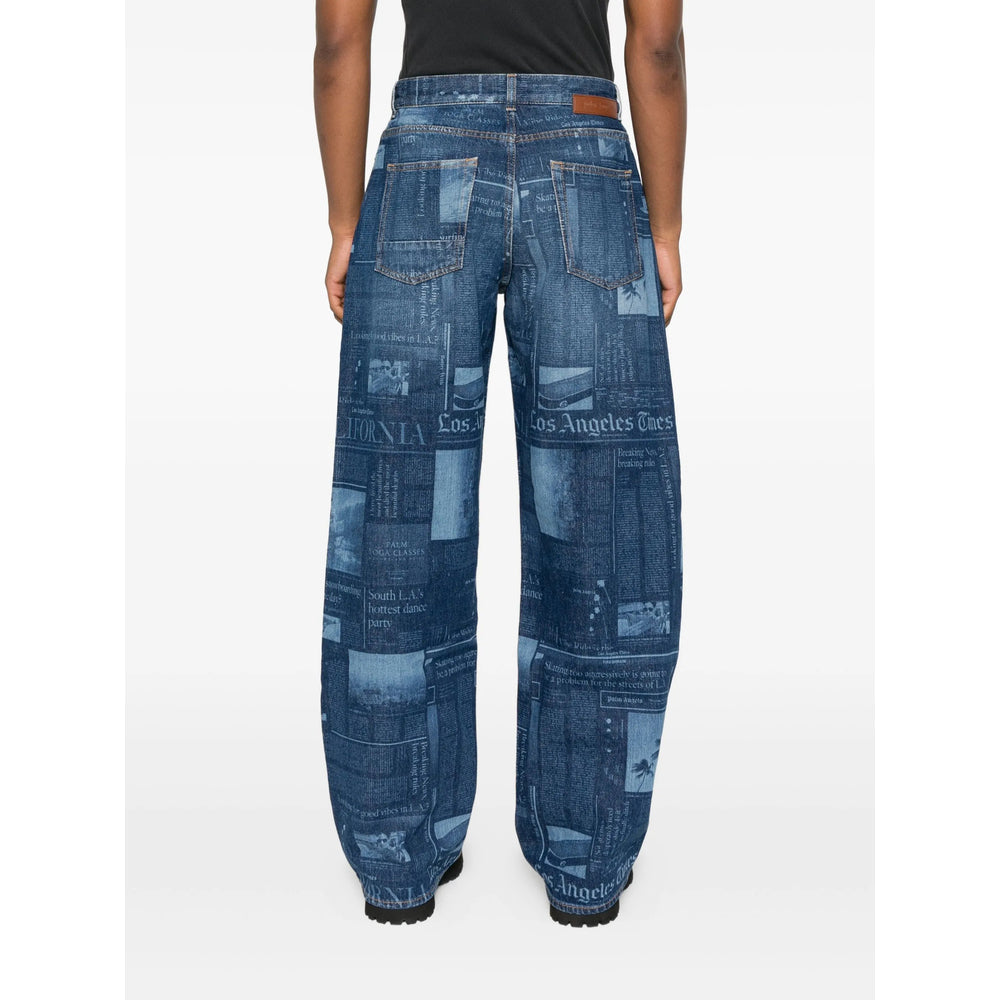 Palm Angels Blue Denim - Regular & Straight-Leg Jeans Men