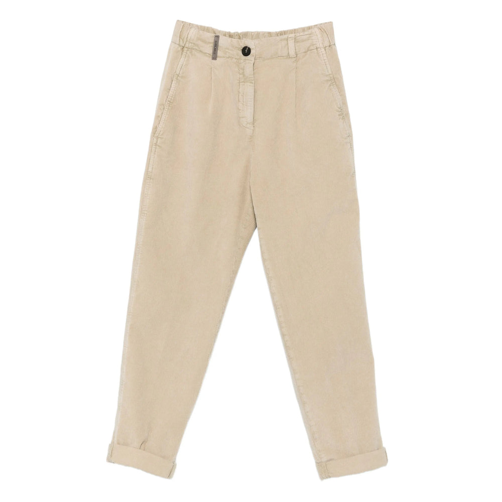 Peserico Neutrals Trousers - Straight Trousers Women