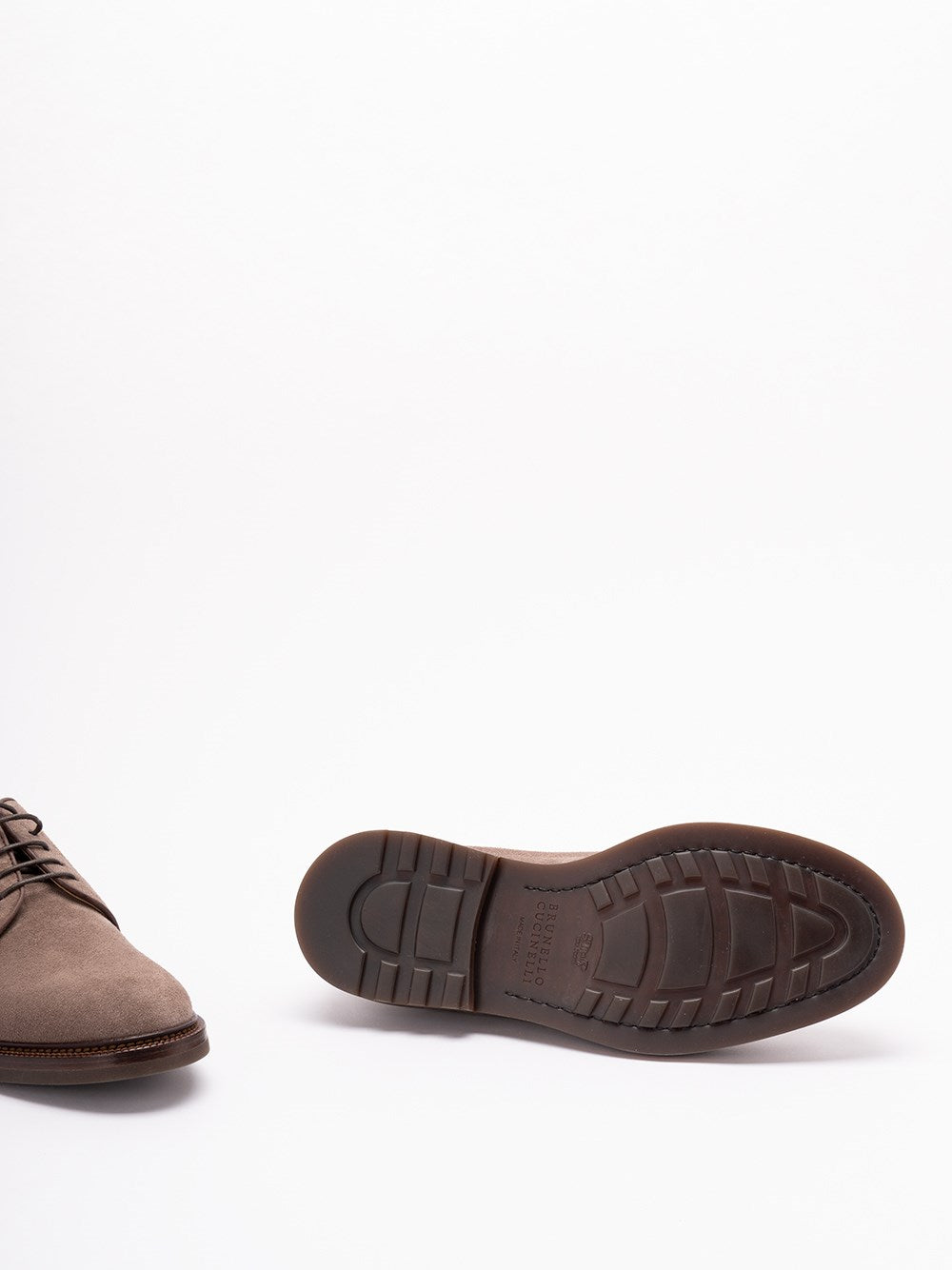 Brunello Cucinelli Men Suede Derbys