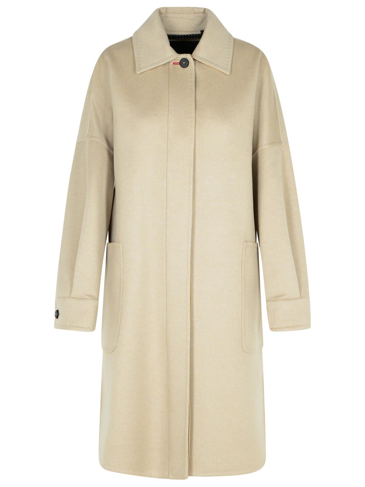 Max Mara 'Baruffa' Beige Cashmere Coat Women