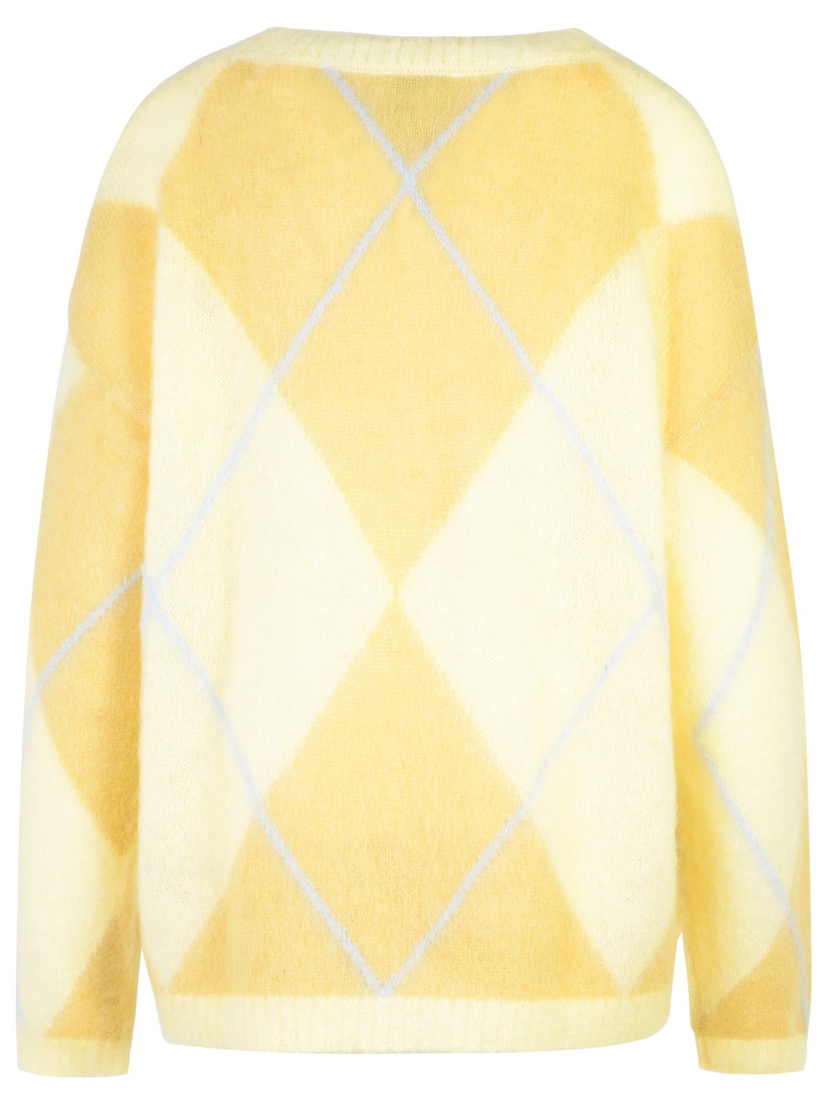 Ganni Brown Mohair Blend Sweater Women