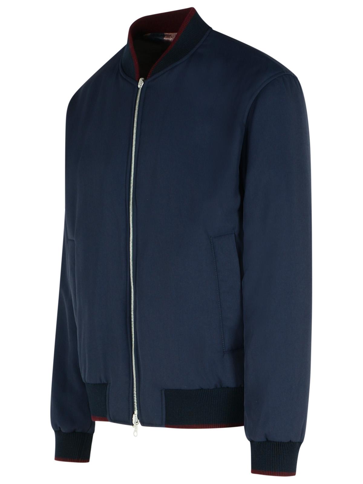 Dries Van Noten 'Volker' Navy Viscose Blend Jacket Men