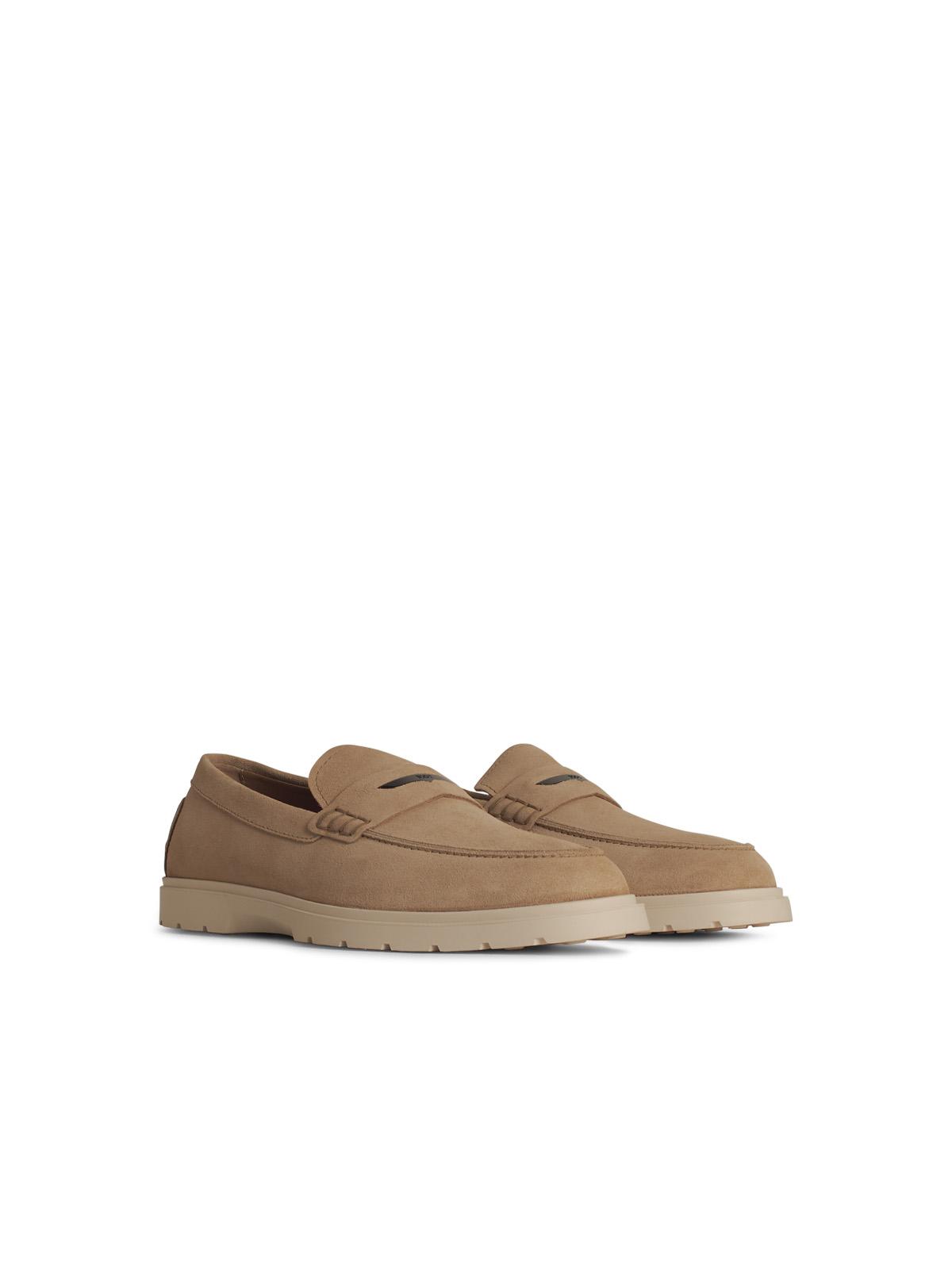 Tod's Beige Suede Loafers Men