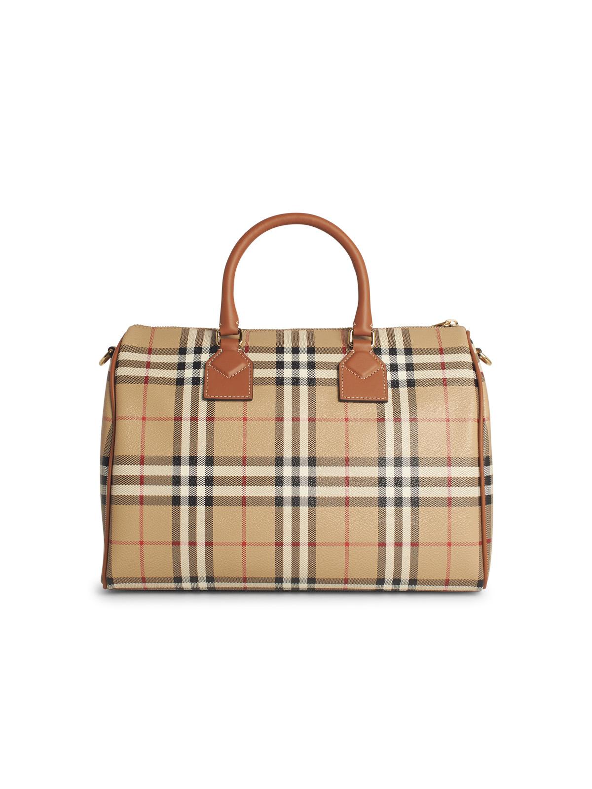 Burberry 'Bowling' Beige Leather Bag Women
