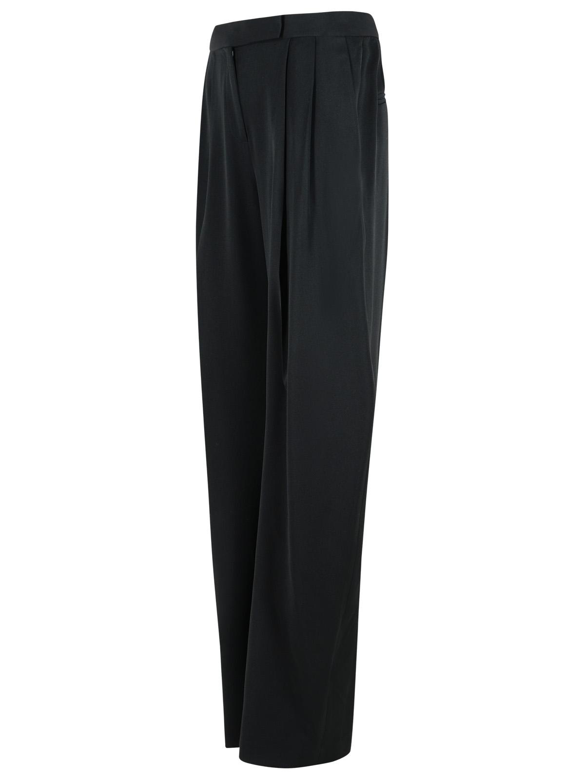 The Attico 'Gary' Long Black Virgin Wool Pants Women