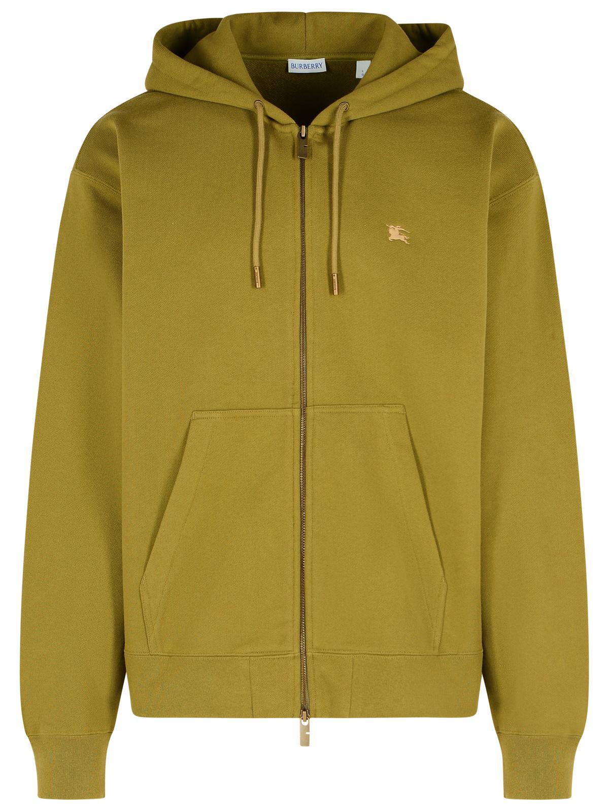 Burberry 'Rory Ck' Green Cotton Sweatshirt Men