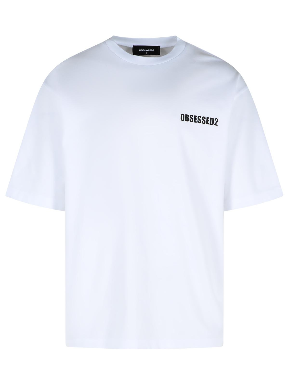 Dsquared2 'Obsessed' Black Cotton T-Shirt Men