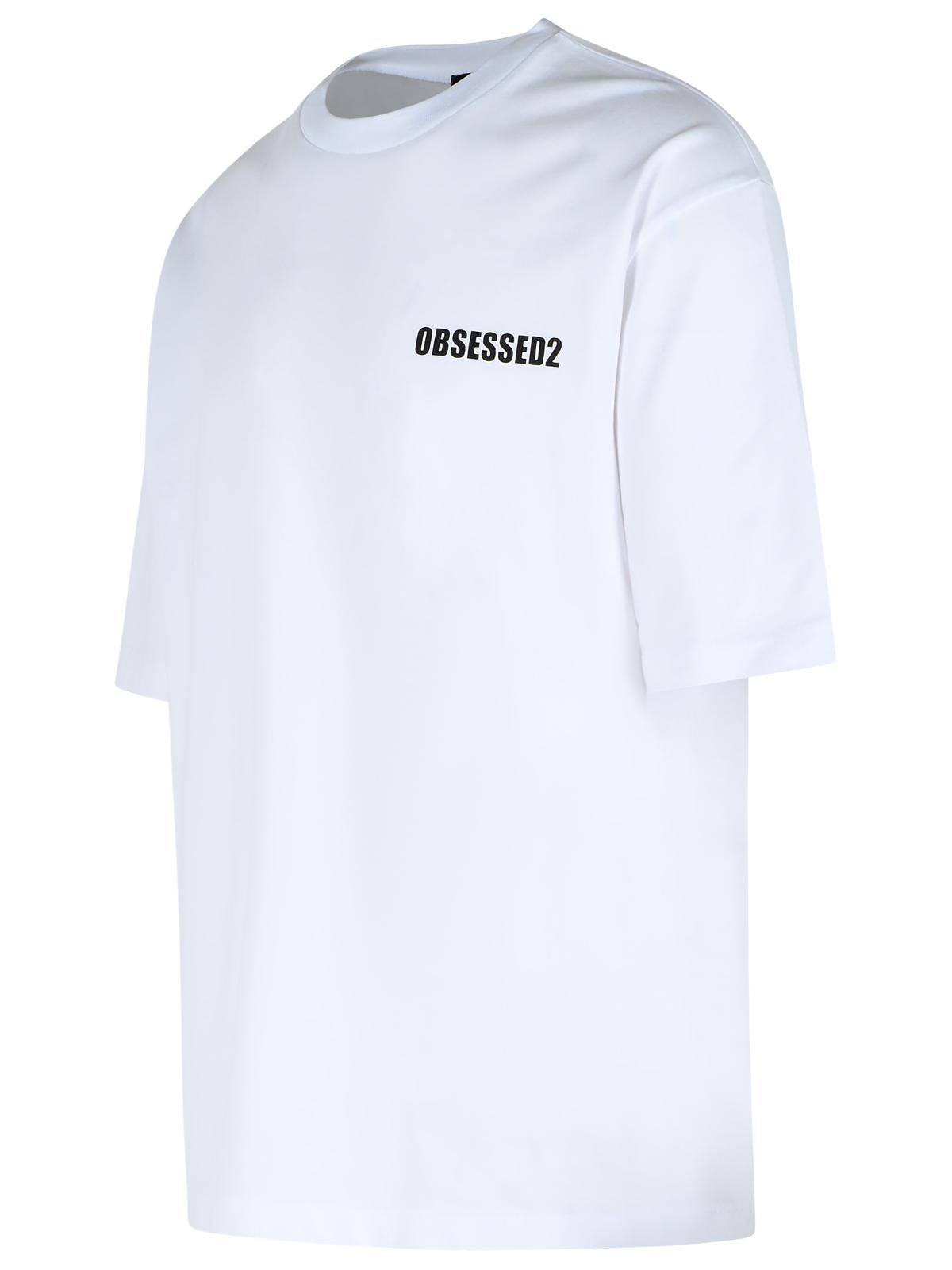 Dsquared2 'Obsessed' Black Cotton T-Shirt Men