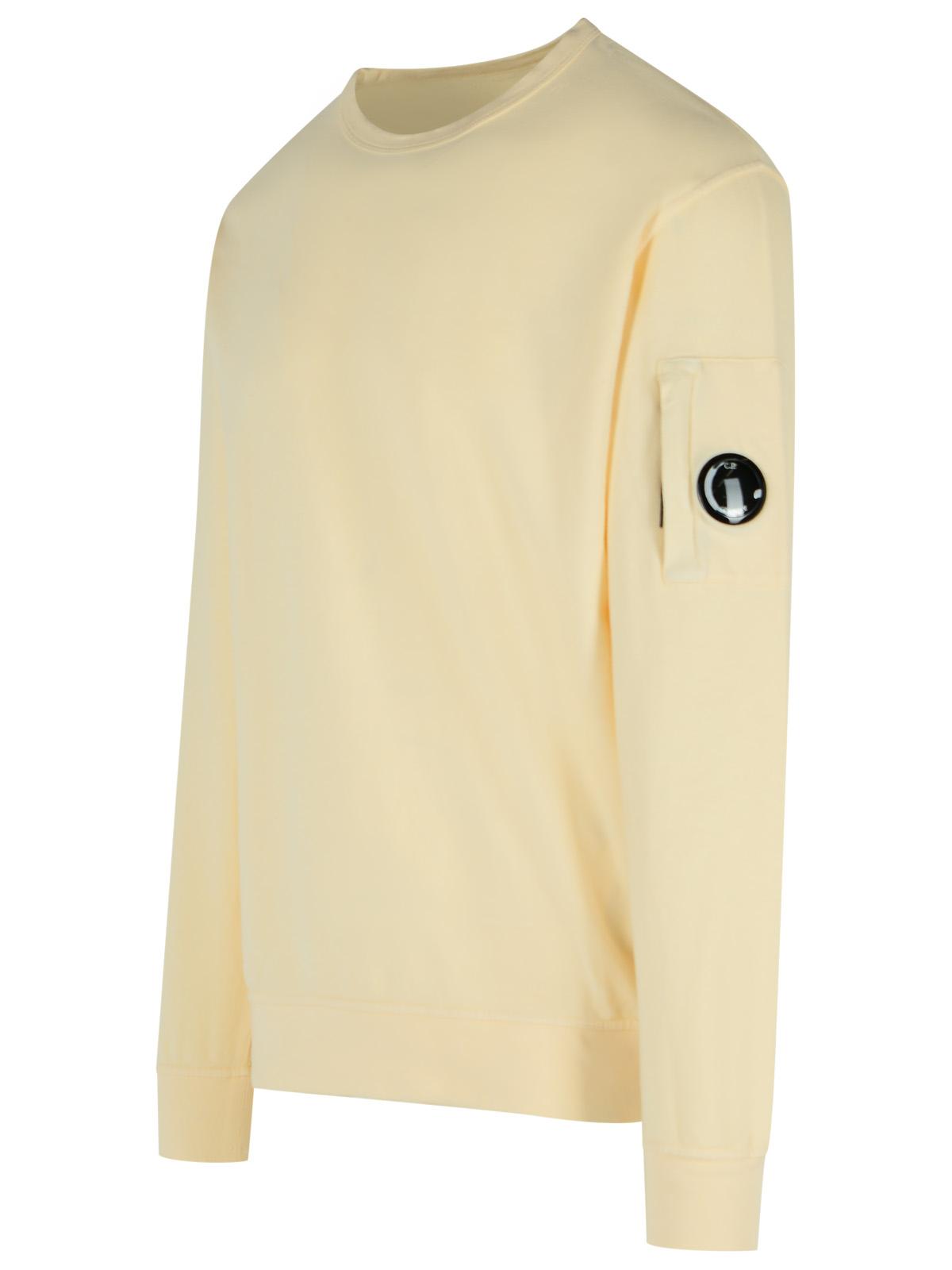 C.P. Company Sand-Colored Cotton Sweatshirt Men