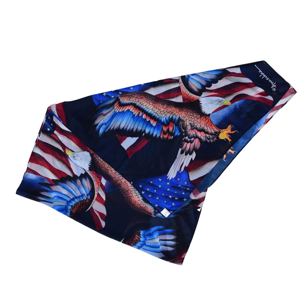 Anuschka Printed Chiffon Lightweight Scarf by Steals