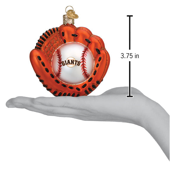 Giants Baseball Mitt Ornament