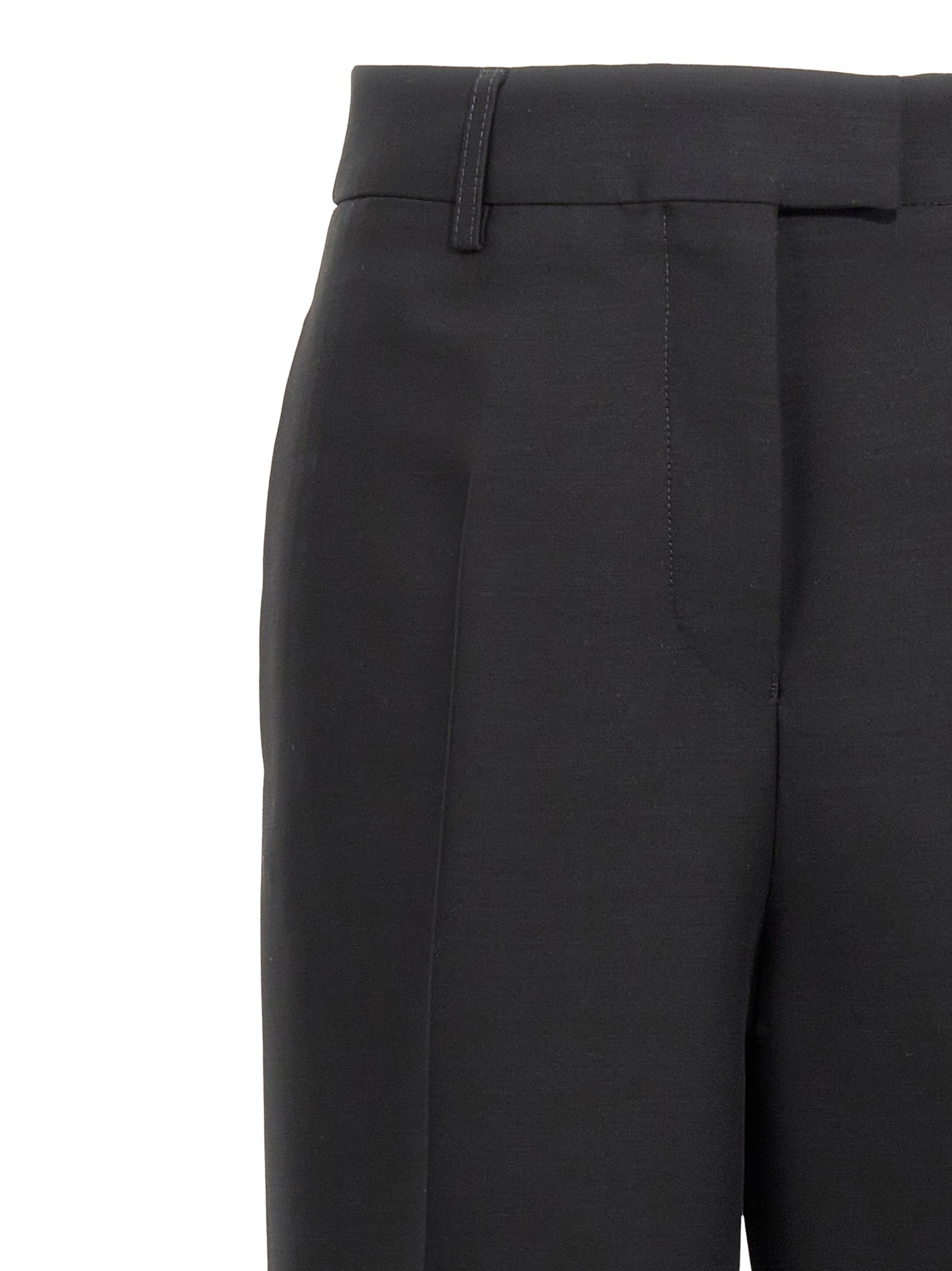Ferragamo Women Stretched Pleated Trousers