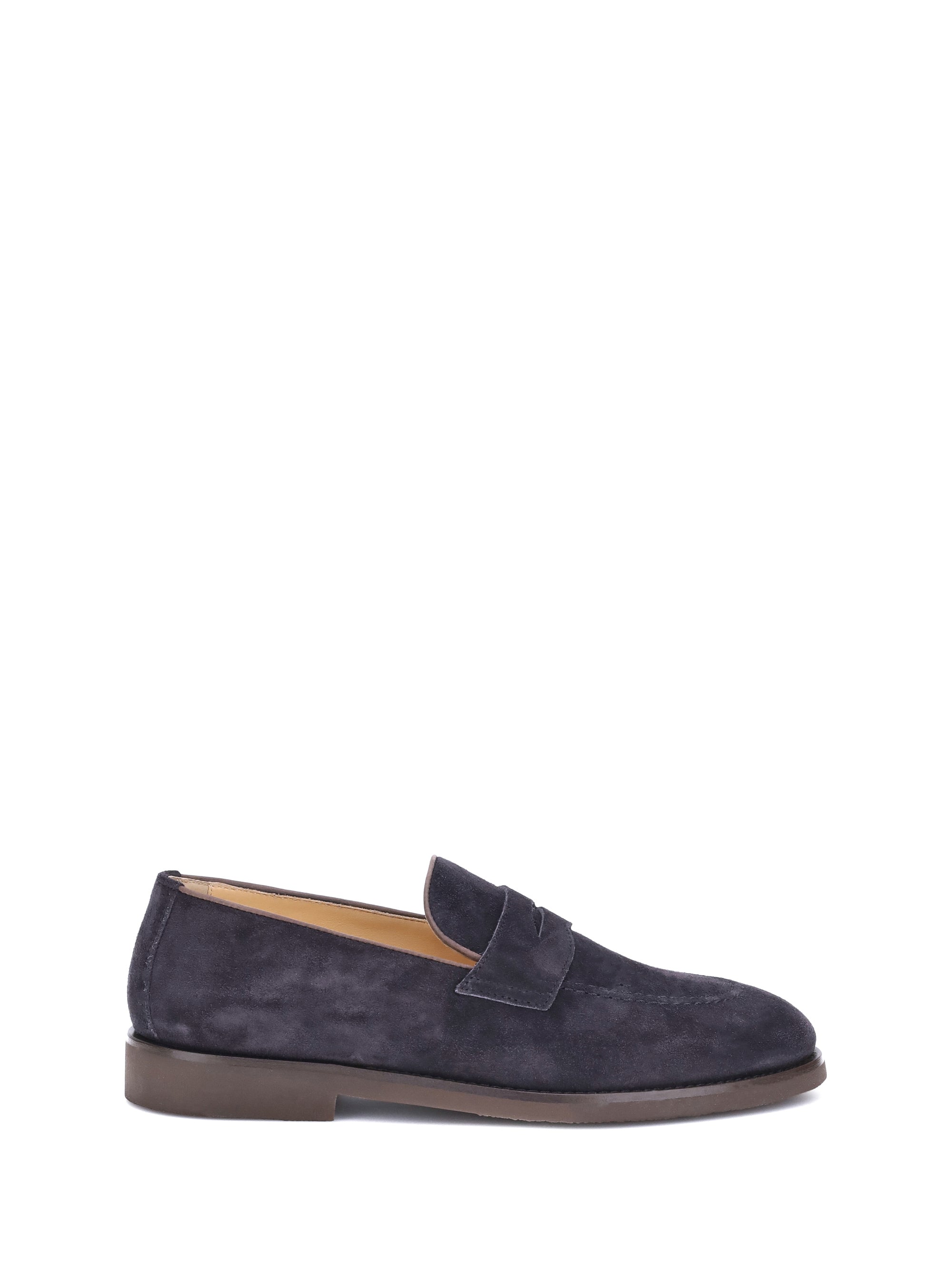 Brunello Cucinelli Men Suede Loafers