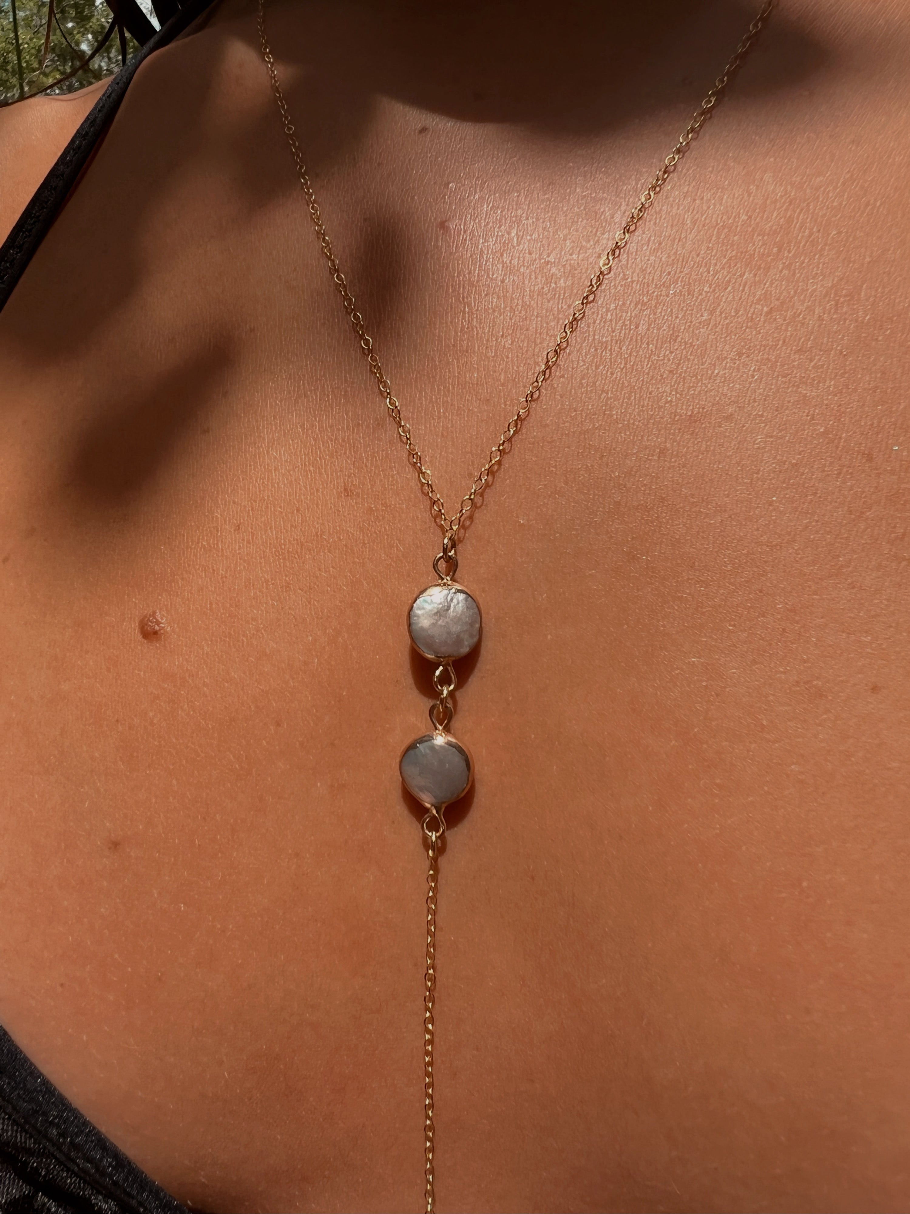 Encantar Pearl Necklace by Toasted Jewelry
