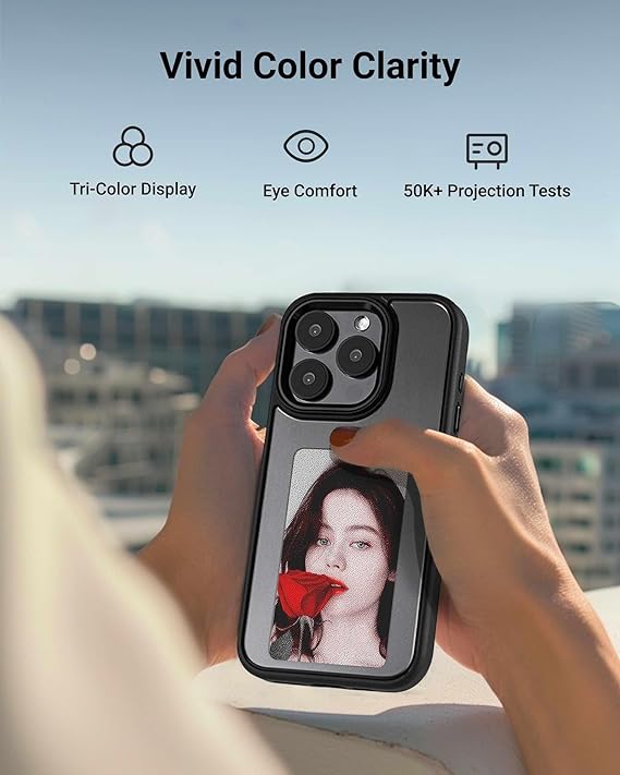 7DAY'S 2024 New Arrival DIY E Ink Smart Case for iPhone 13,14,15 Pro Max Case Smart INK