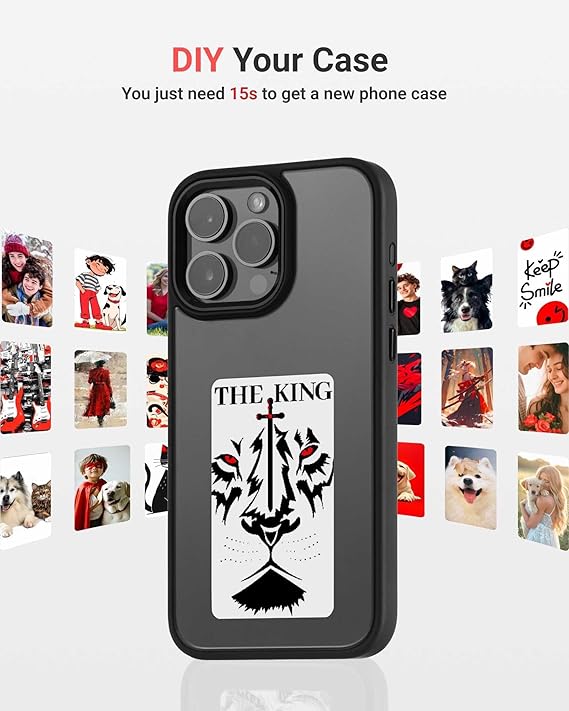 7DAY'S 2024 New Arrival DIY E Ink Smart Case for iPhone 13,14,15 Pro Max Case Smart INK