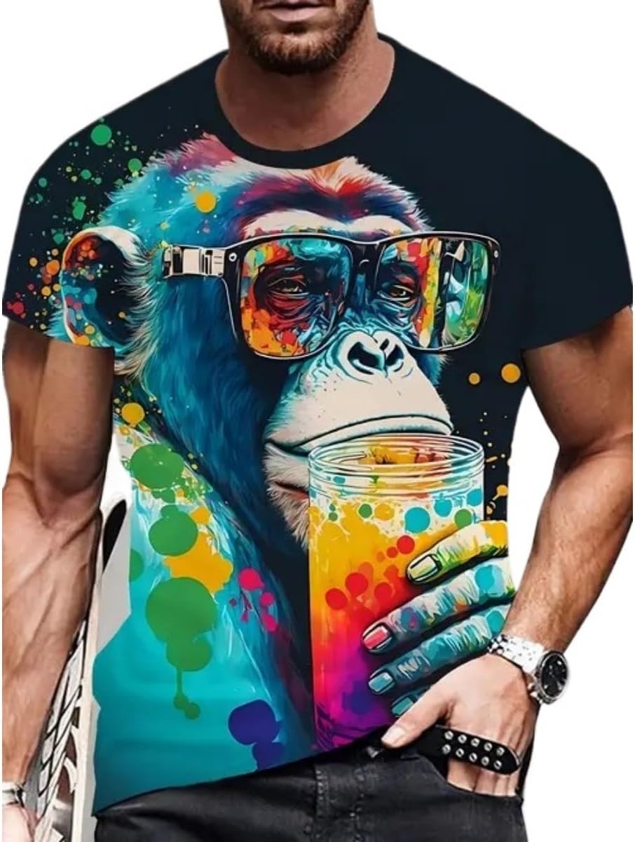 7DAYS Breathable Quality Loose Men's Short Sleeve T-Shirt