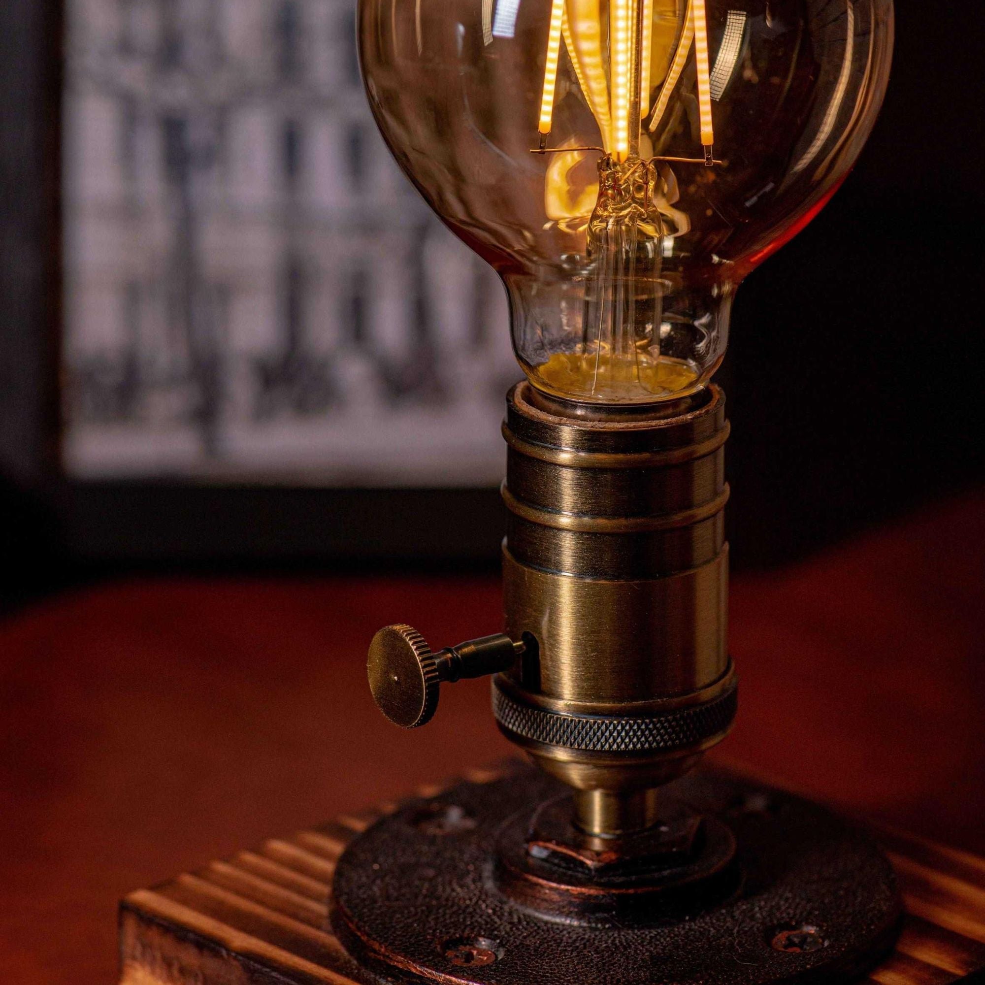 7DAY'S Edison steampunk Handmade Vintage Adjustable Pipe Lamp