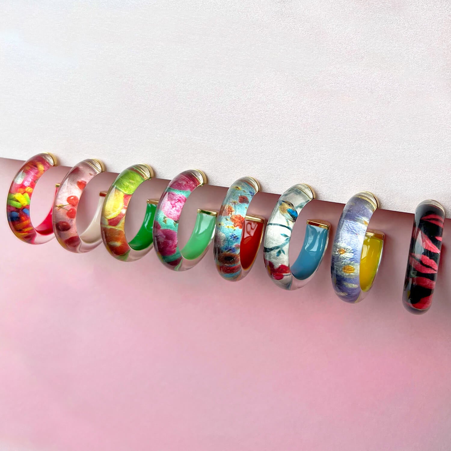 Wild Thang Illusion Hoop Earrings