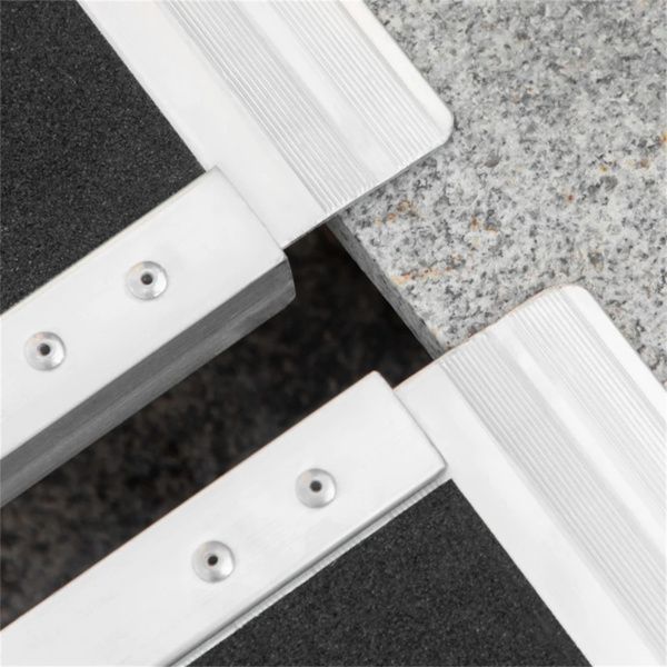 8' Threshold Ramp,Portable Wheelchair Ramp,Carpeted Foldable Handicap Ramp,