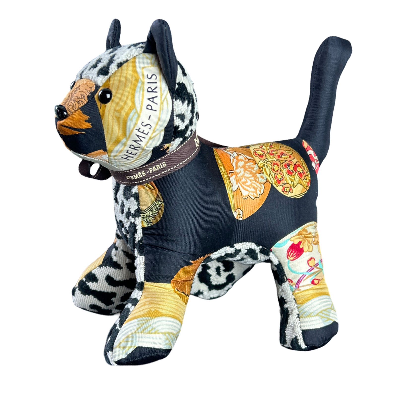 Couvée d’Hermès Vintage Silk Scarf Charming Kitten