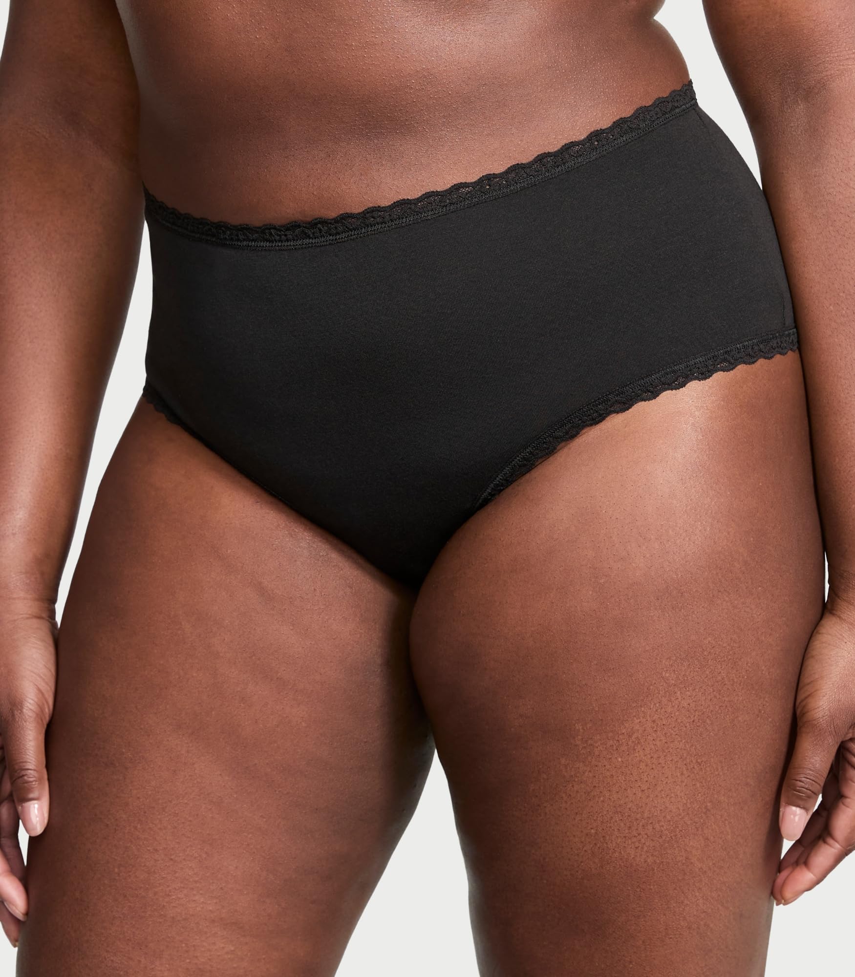 Victoria's Secret 7-Pack Lace-Trim Cotton Cheeky Panties
