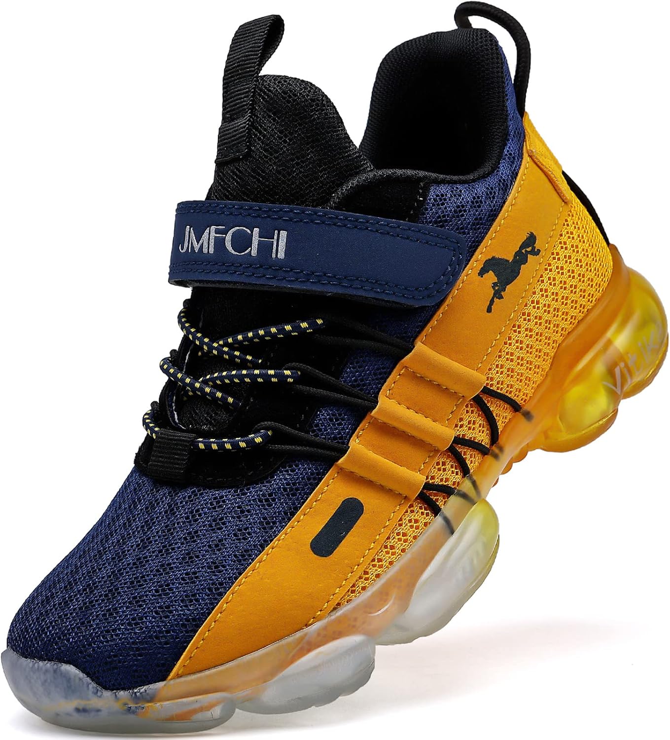 JMFCHI Boys Girls Kids' Sneakers Knitted Mesh Sports Shoes Breathable Lightweight Running Shoes for Kids Fashion Athletic Casual Shoes