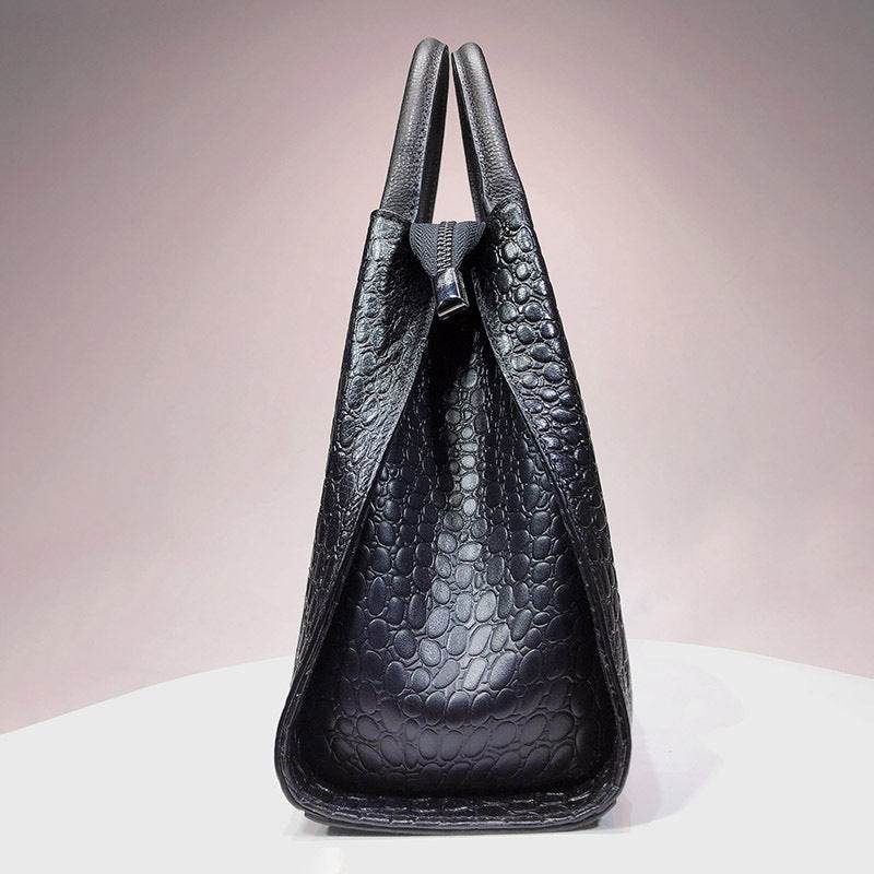 Ladies Leather Crocodile Pattern Women Handbag