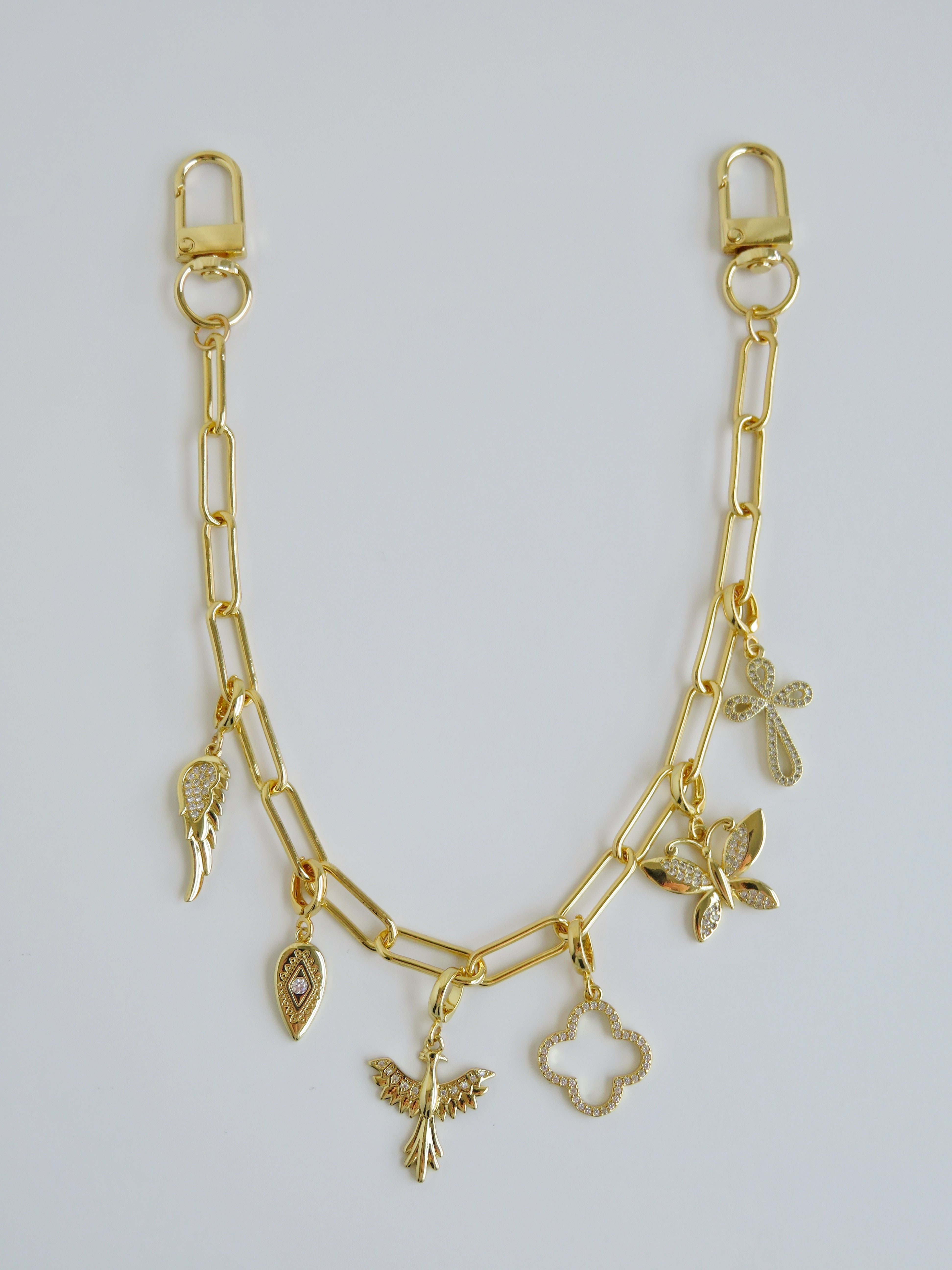 Charm Bar Chain - 18k Gold Plated - Handbag Chain