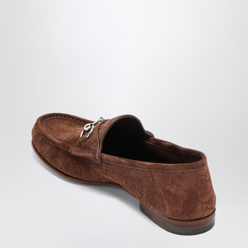 Gucci Horsebit 1953 Brown Suede Loafer Men