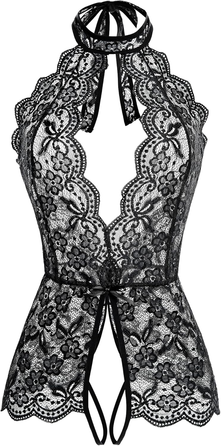 Ababoon Women One Piece Lingerie Lace Sexy Baby Dolls Teddy Sleepwear