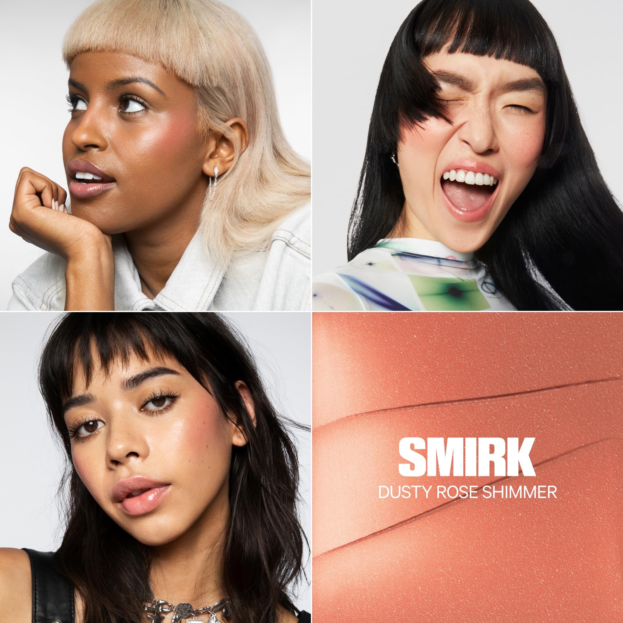 Milk Makeup Lip + Cheek Stick – Multi-Use Cream Blush + Lip Color with Mango Butter, Avocado Oil + Apricot Oil – Hydrating, Buildable, Long-Lasting, Vegan Formula – Smirk, 0.21 oz