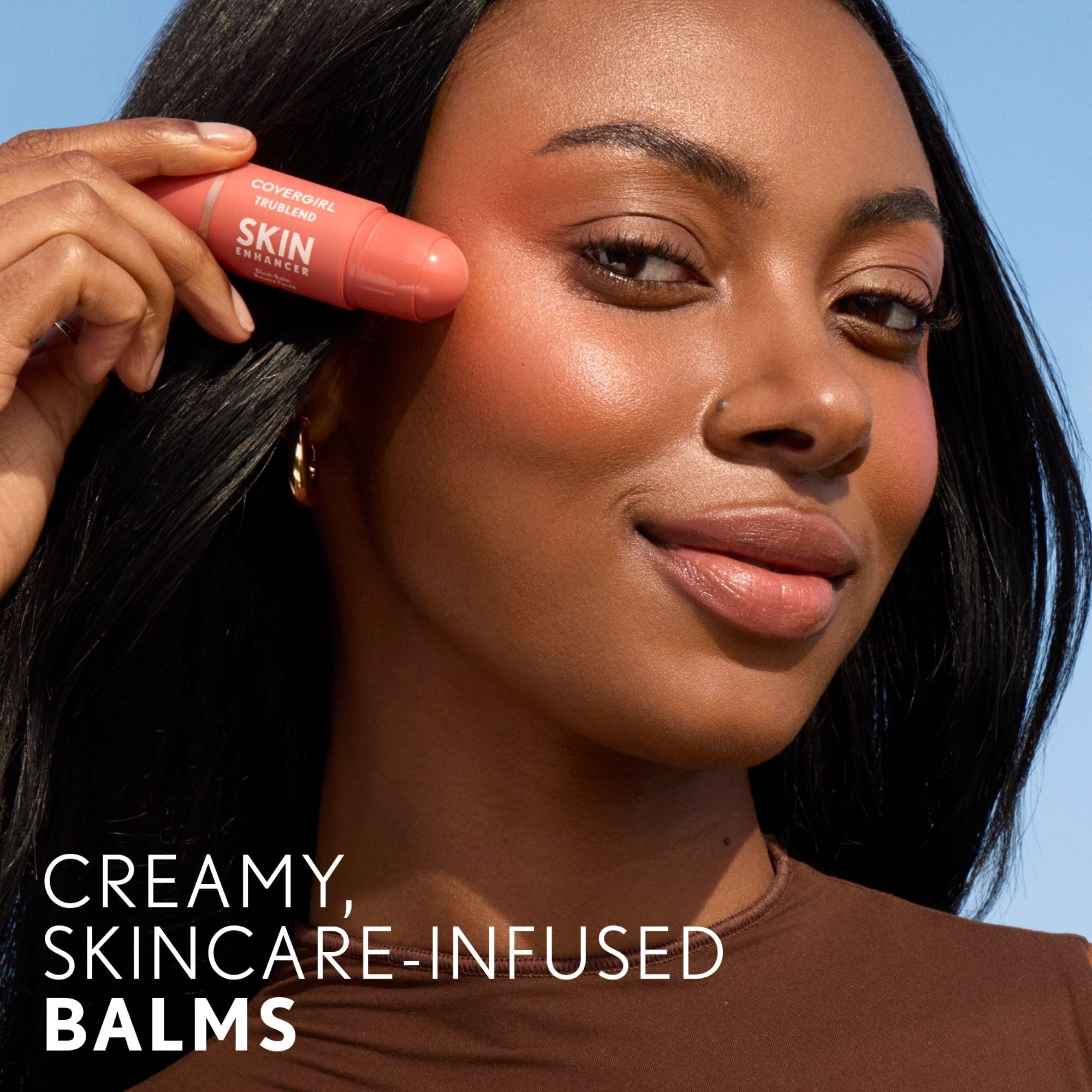 CoverGirl Trublend Skin Enhancer Contour Stick Balm, 110 Defined Contour, Vegan Formula, Easy to Use, Glides on Effortlessly, Non-Greasy, Doesn't Crease, 0.21oz