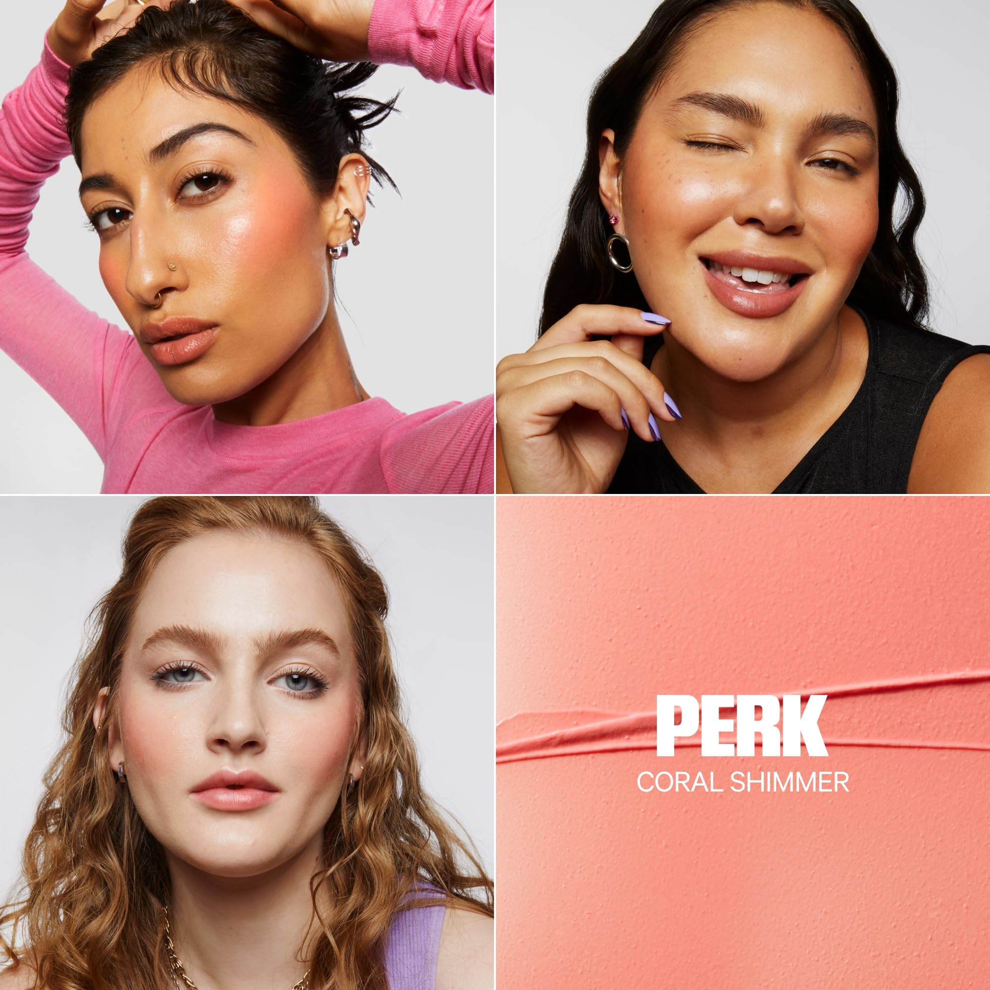 Milk Makeup Lip + Cheek Stick – Multi-Use Cream Blush + Lip Color with Mango Butter, Avocado Oil + Apricot Oil – Hydrating, Buildable, Long-Lasting, Vegan Formula – Smirk, 0.21 oz