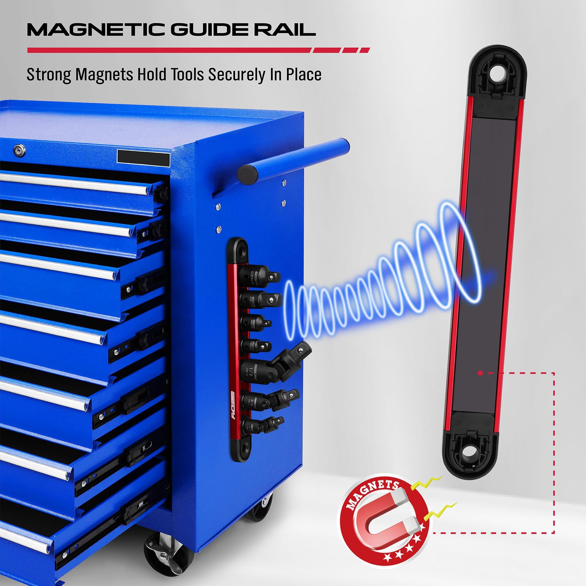 Impact Universal Joint-Socket Swivel Set: 3-Piece 1/2", 3/8", 1/4" Flexible Socket Swivel Set Premium CR-MO Steel U Joint Adapter Wobble