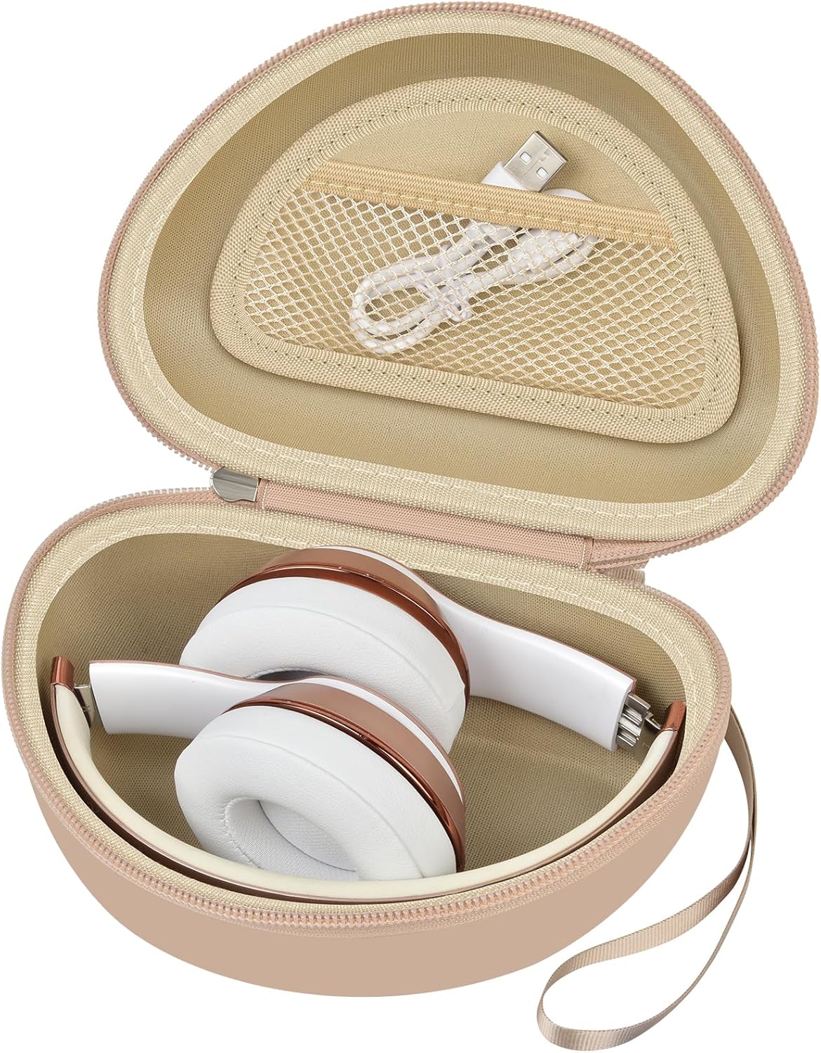 Headphone Case Compatible with Beats Solo 4/ Studio Pro x Kim Kardashian/ Solo3/ Studio3/ Solo2/ Solo Pro Bluetooth On-Ear Headphones Headset - Blue