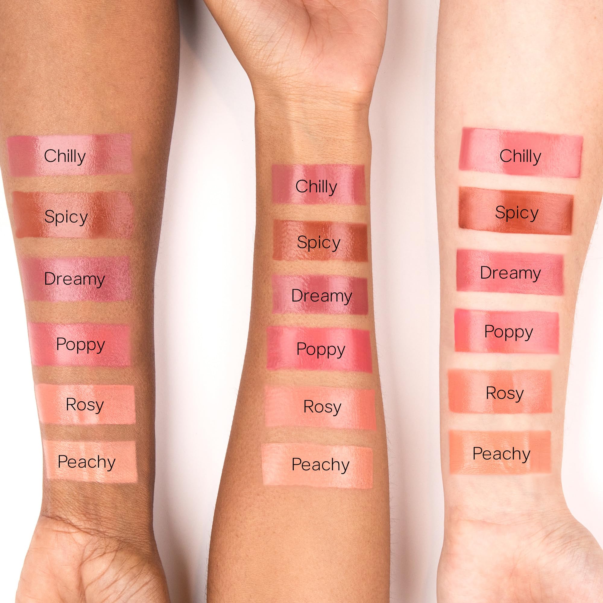 Saie Dew Liquid Blush for Cheeks - Hydrating Cream Blush Stick with a Blendable + Buildable Formula - Skincare Infused Dewy Cheek Tint for a Natural Flush - Glowy Makeup Essential - Rosy (.40 oz)