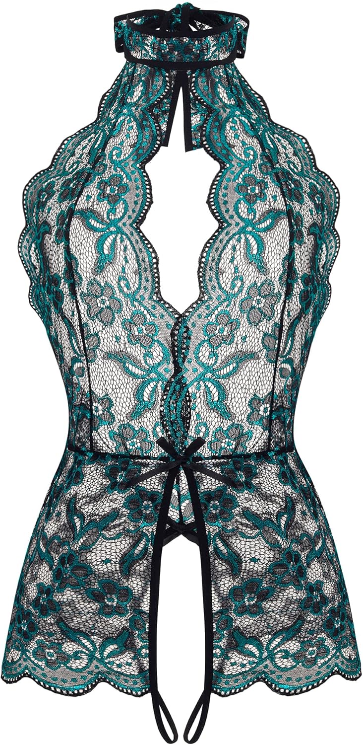 Ababoon Women One Piece Lingerie Lace Sexy Baby Dolls Teddy Sleepwear