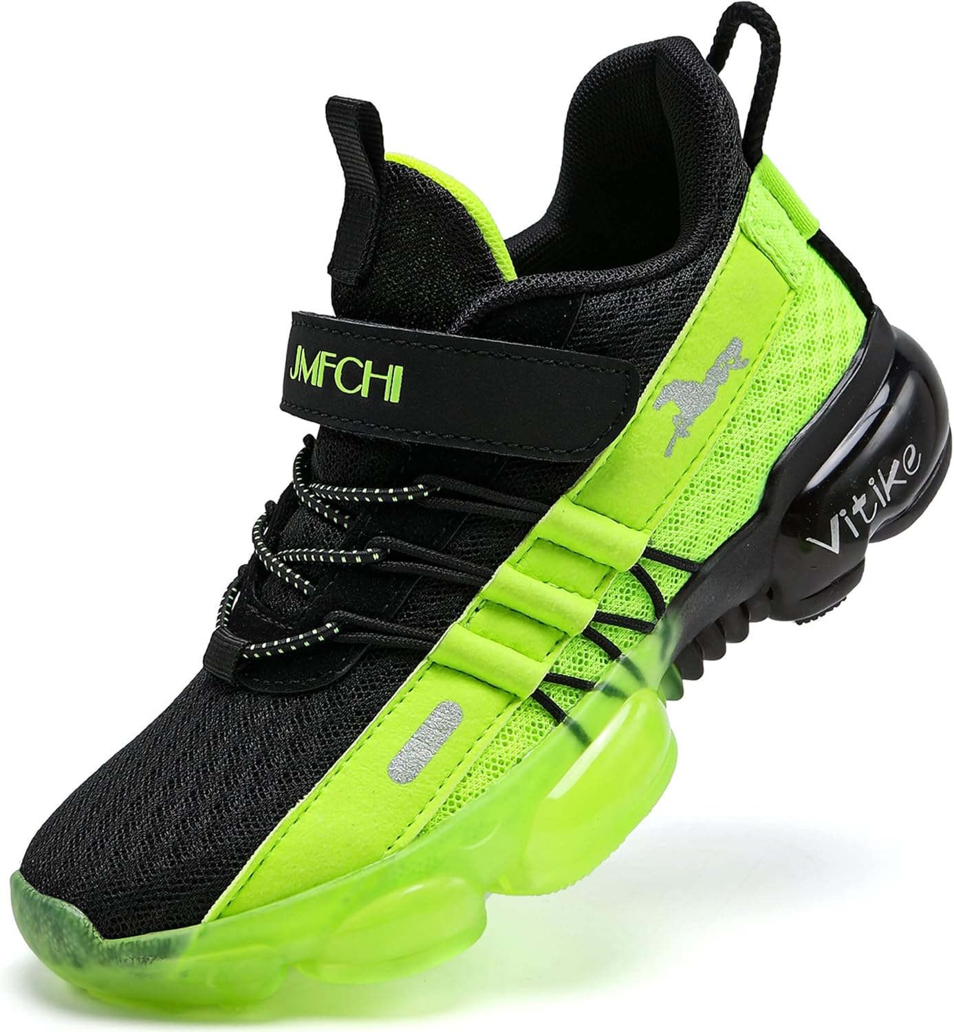 JMFCHI Boys Girls Kids' Sneakers Knitted Mesh Sports Shoes Breathable Lightweight Running Shoes for Kids Fashion Athletic Casual Shoes