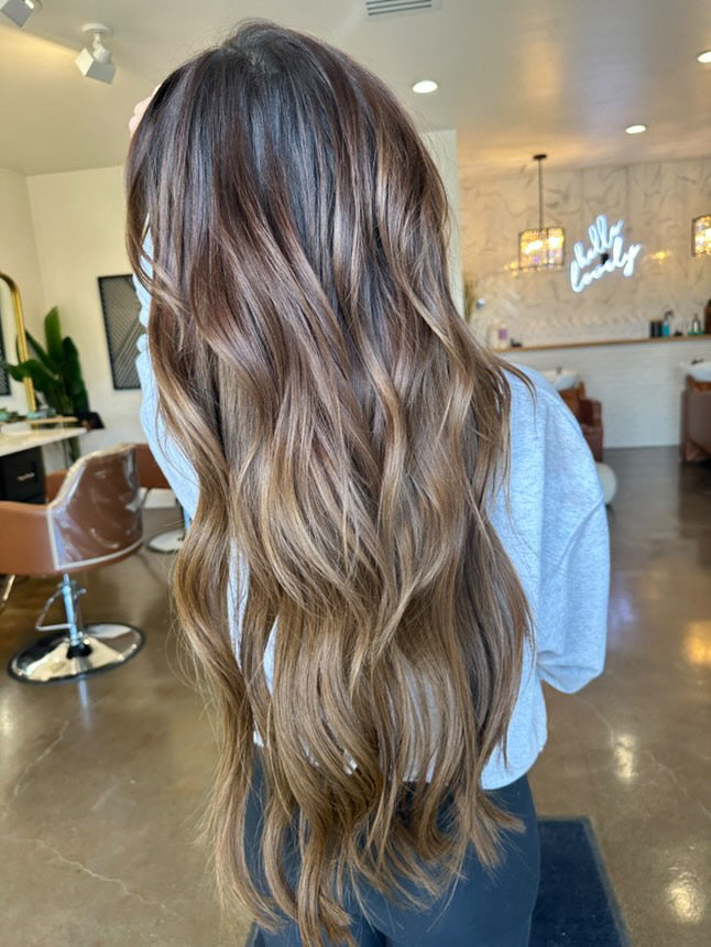 #4 Chocolate Brown I Tip Keratin Hair Extensions USA