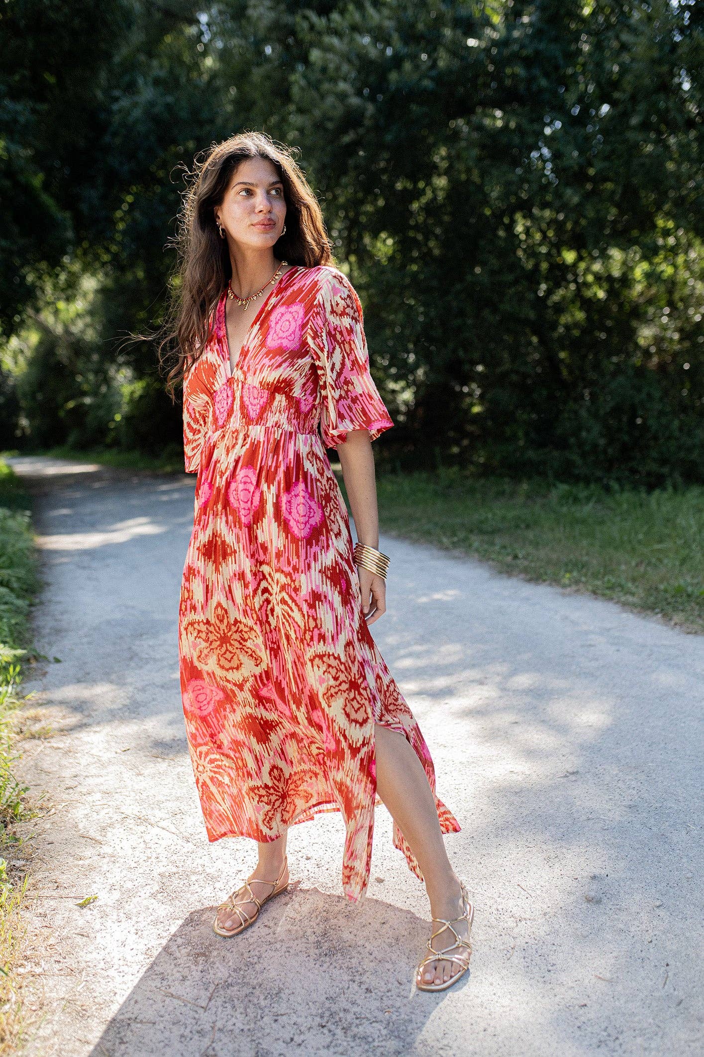 BORA BORA ROSA LONG DRESS